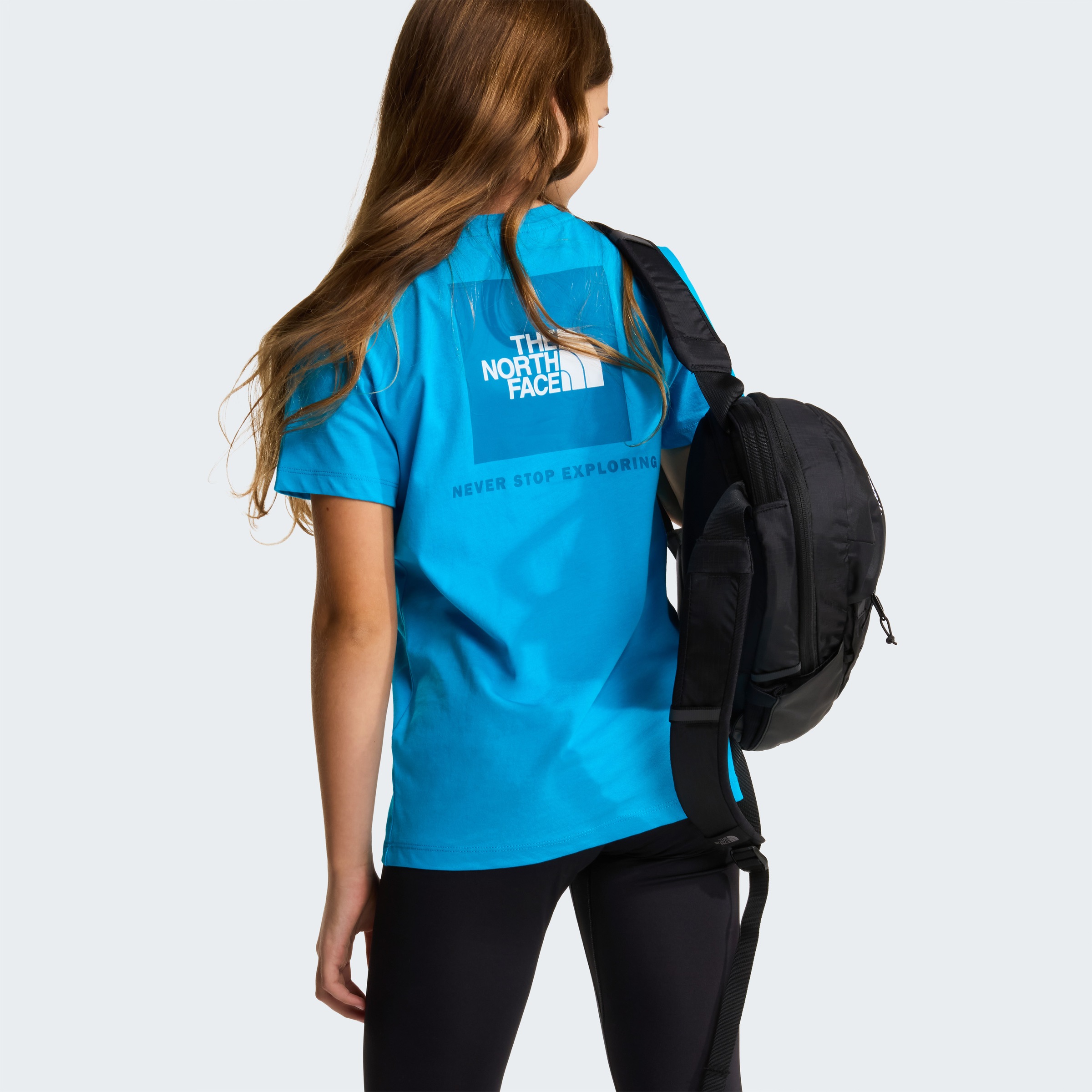 The North Face T-Shirt »TEEN BOX NSE REGULAR SS TEE« für Jugendliche, sportlicher Stil, Kurzarm, Rundhalsausschnitt