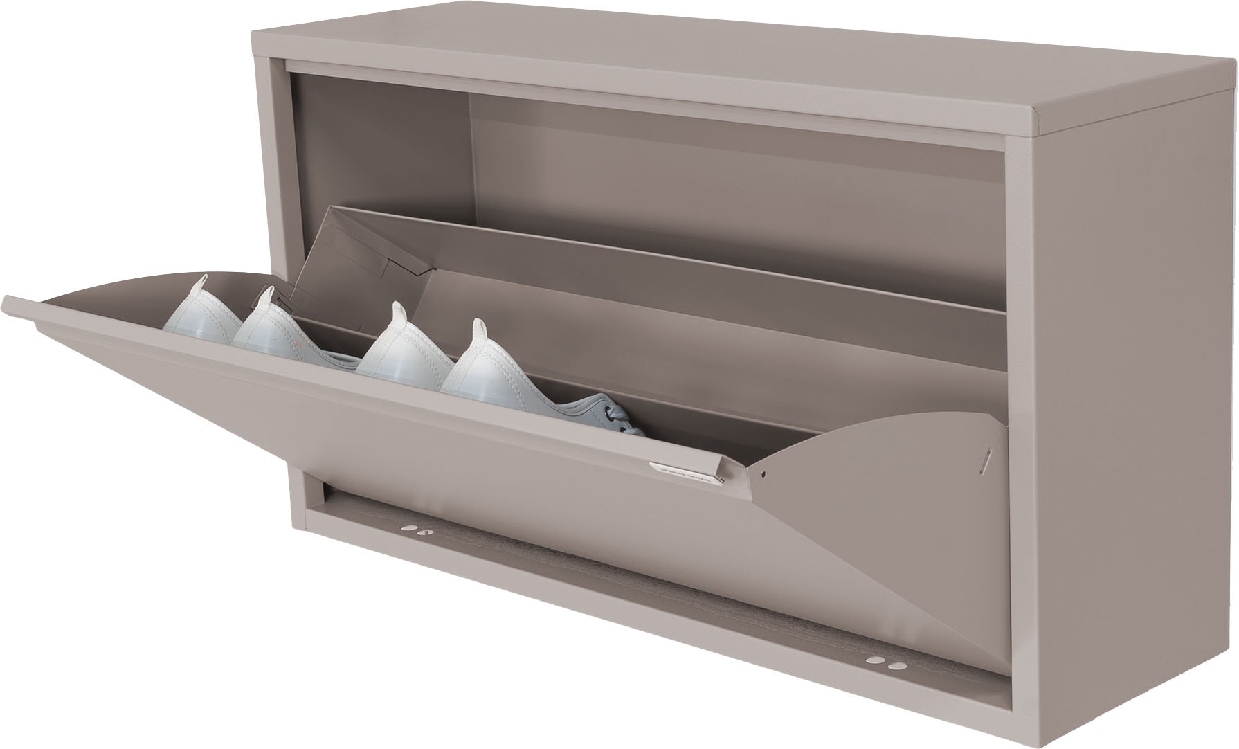 Spinder Design Schuhschrank »BILLY 1« Stahlschuhschrank mit Doppelfach