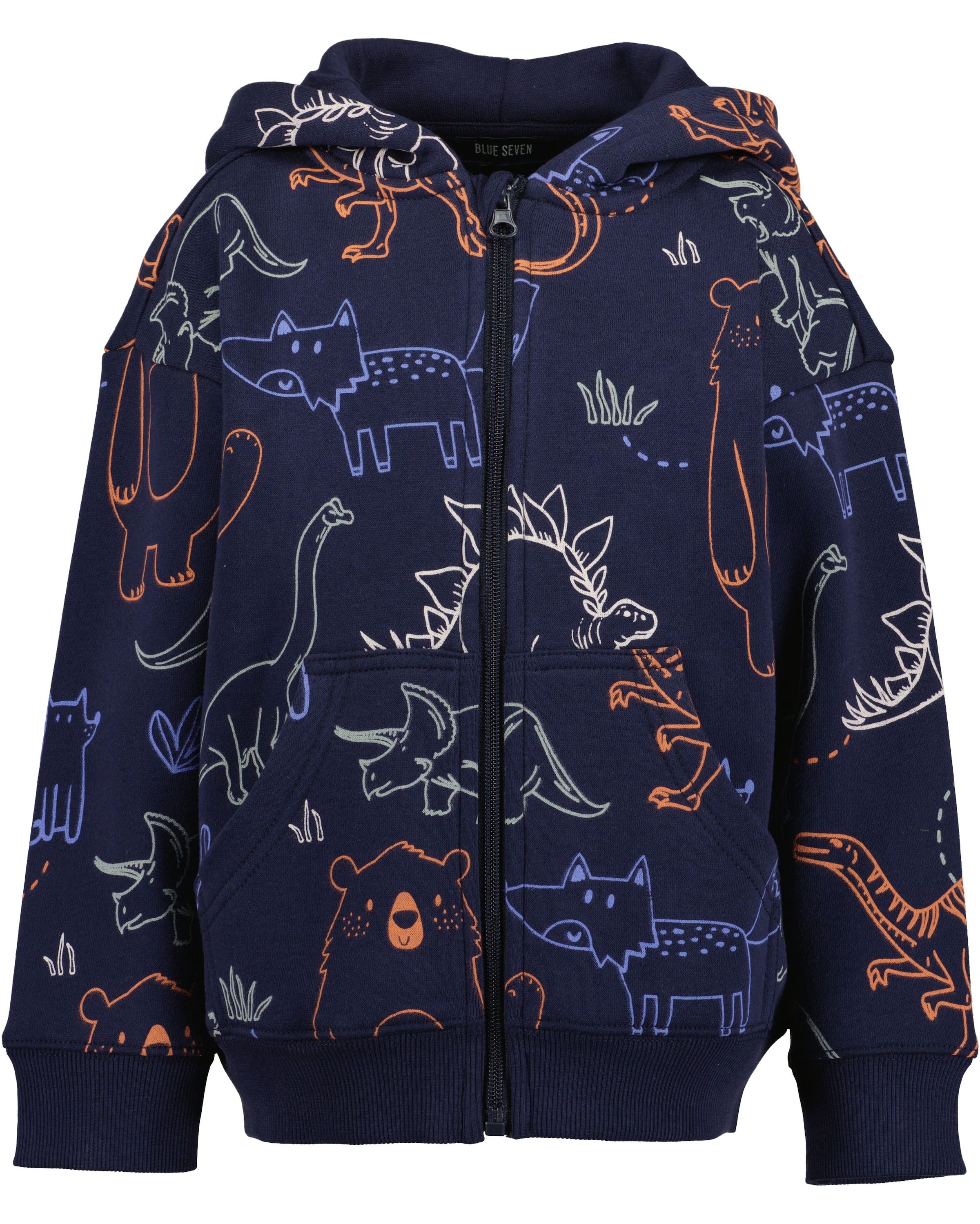 Blue Seven Kapuzensweatjacke Baumwollmischung