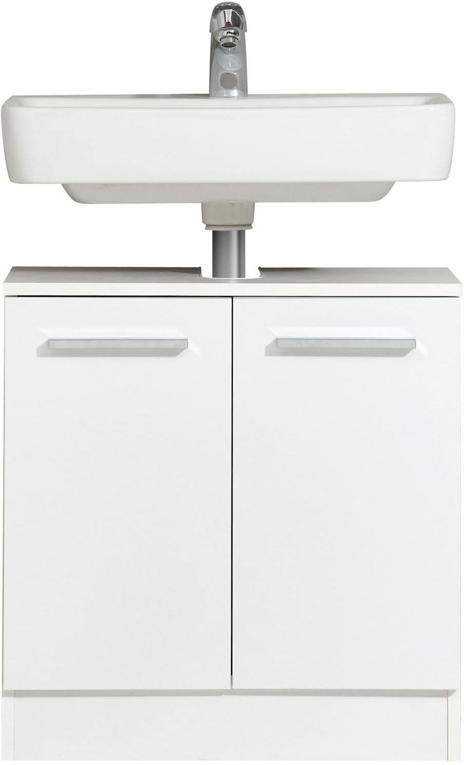 Saphir Badmöbel-Set »Quickset 335 5-teilig, Waschbeckenunterschrank mit LED-Spiegelschrank«, (5 St.), Hochschrank, Unterschrank, Hängeschrank, inkl. Türdämpfer, 7 Türen