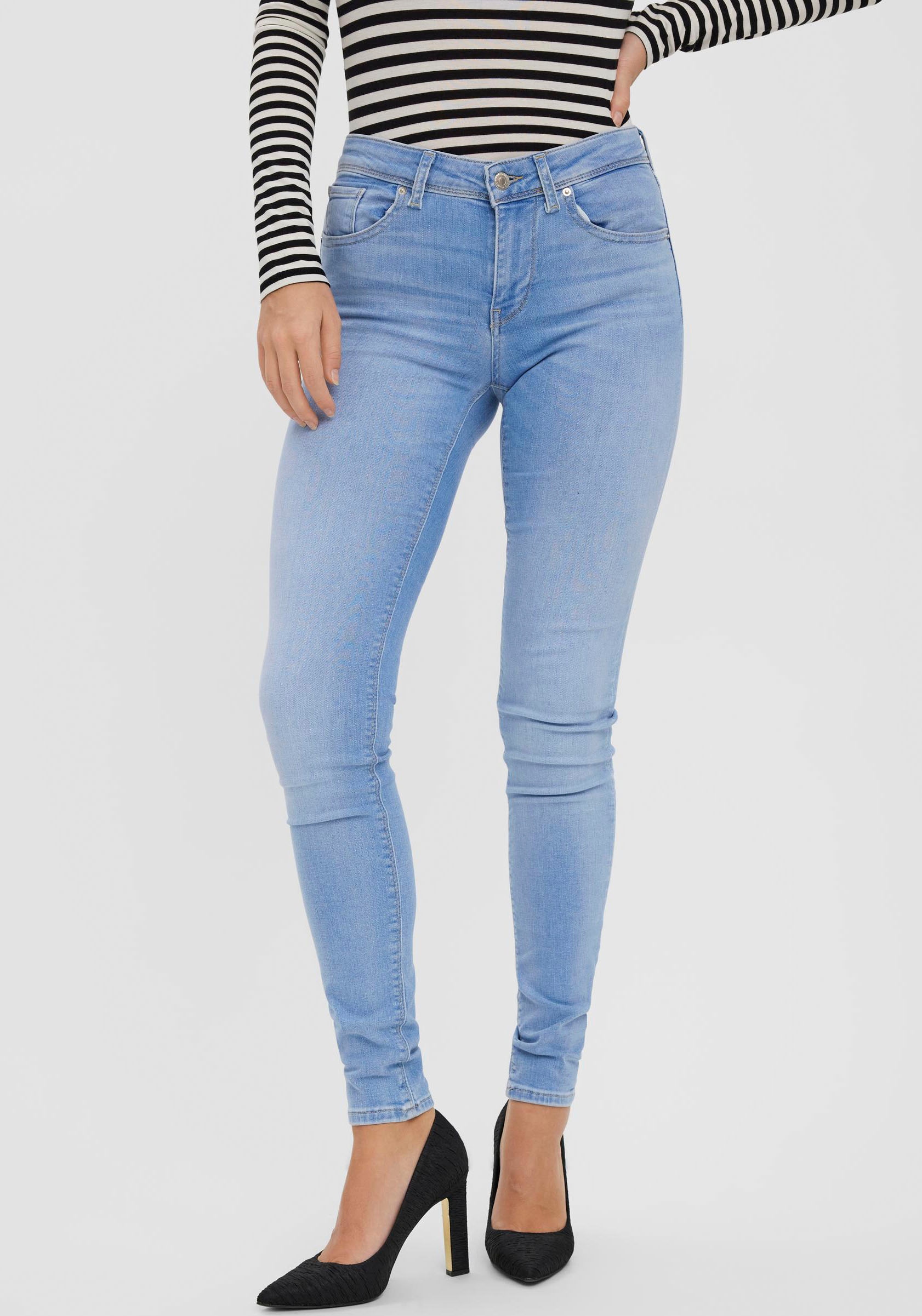 Vero Moda Skinny-fit-Jeans »VMLUX MR SLIM JEANS RI371«