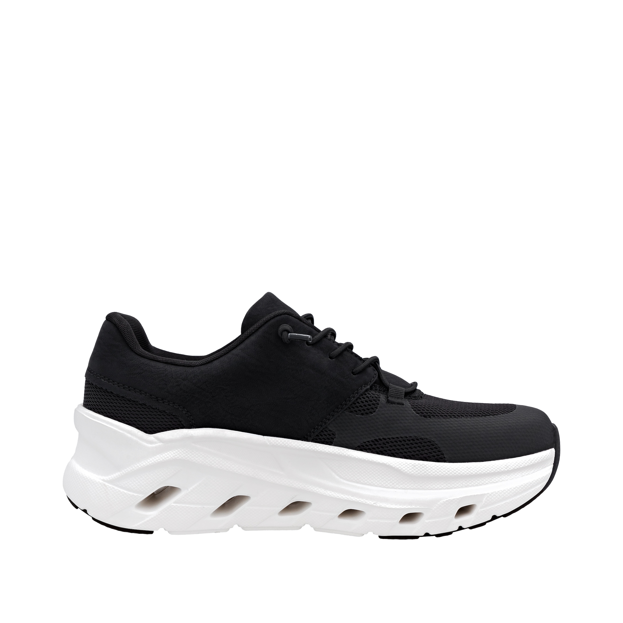RIEKER Sport Plateausneaker, Slip-on Sneaker, Halbschuh, Freizeitsneaker mit MemoSoft-Innensohle