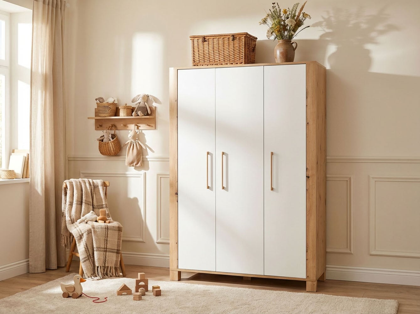 arthur berndt Kinderkleiderschrank »Kleiderschrank »Marlon« 3-türig«