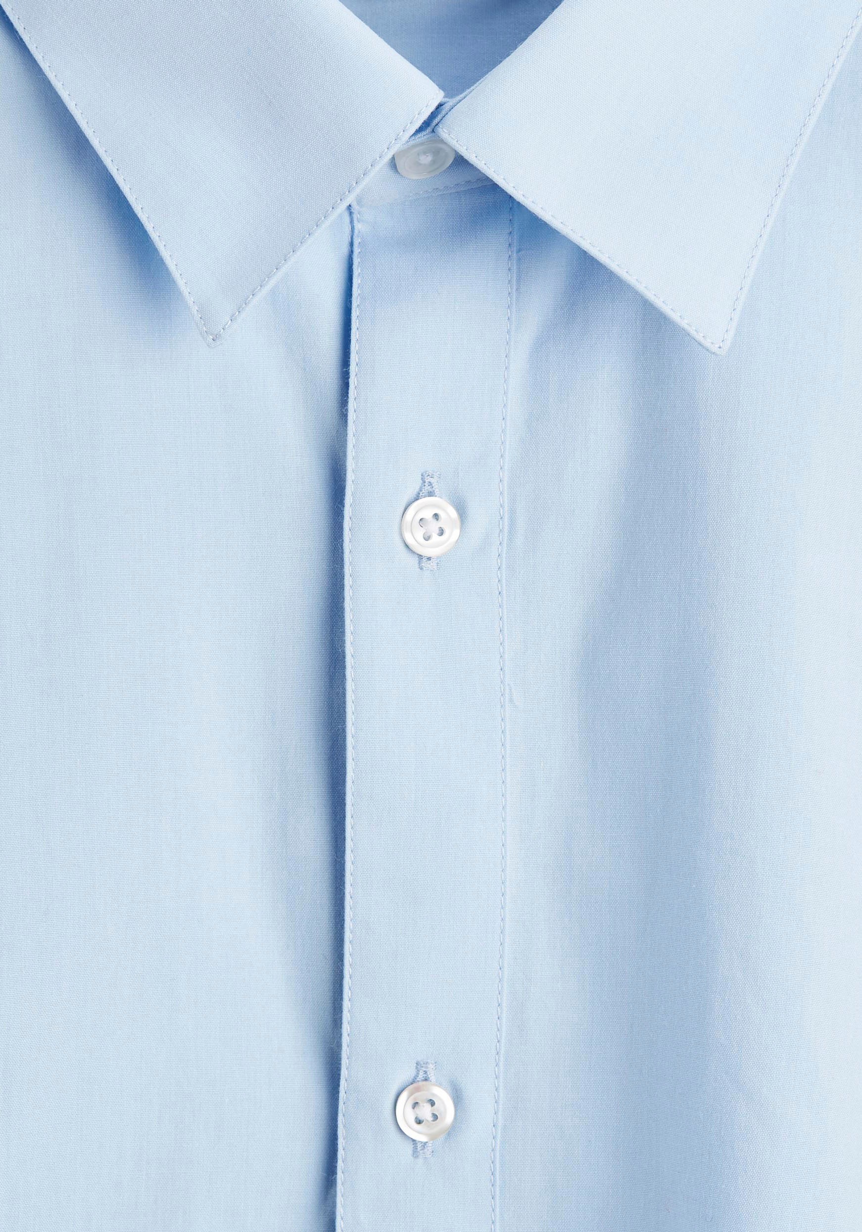 Jack & Jones Junior Langarmhemd »JJJOE SHIRT LS PLAIN NOOS JNR« Materialmix, regular fit