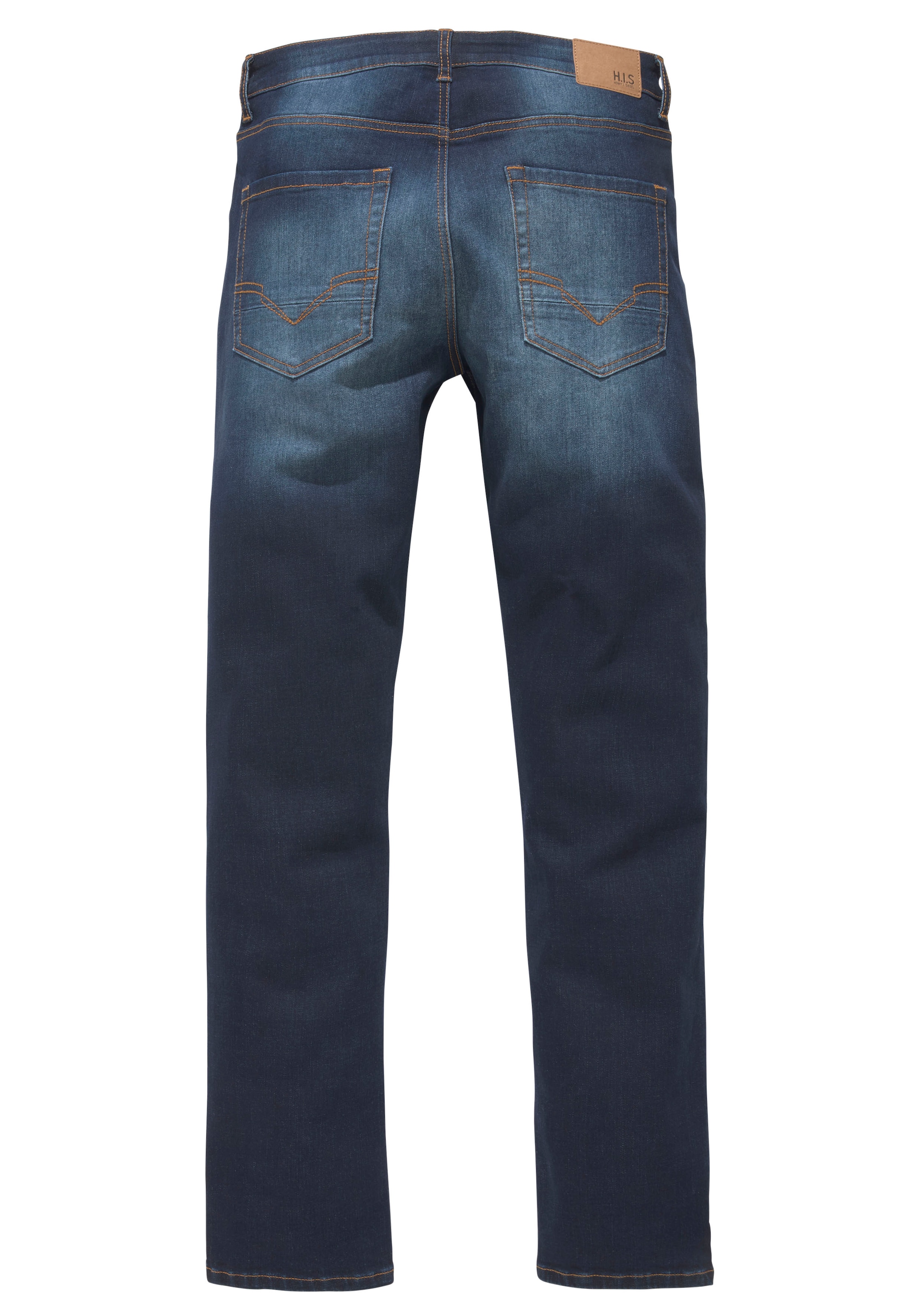 H.I.S Straight-Jeans »DIX«, gerade Beinform, niedrige Leibhöhe, Used-Waschung