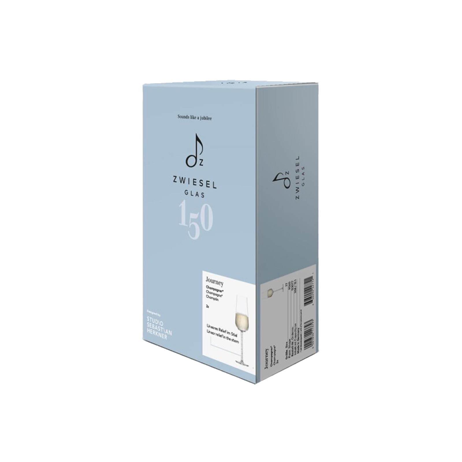 Zwiesel Glas Champagnerglas »Champagnergläser Journey 358 ml 6er Set transparent«