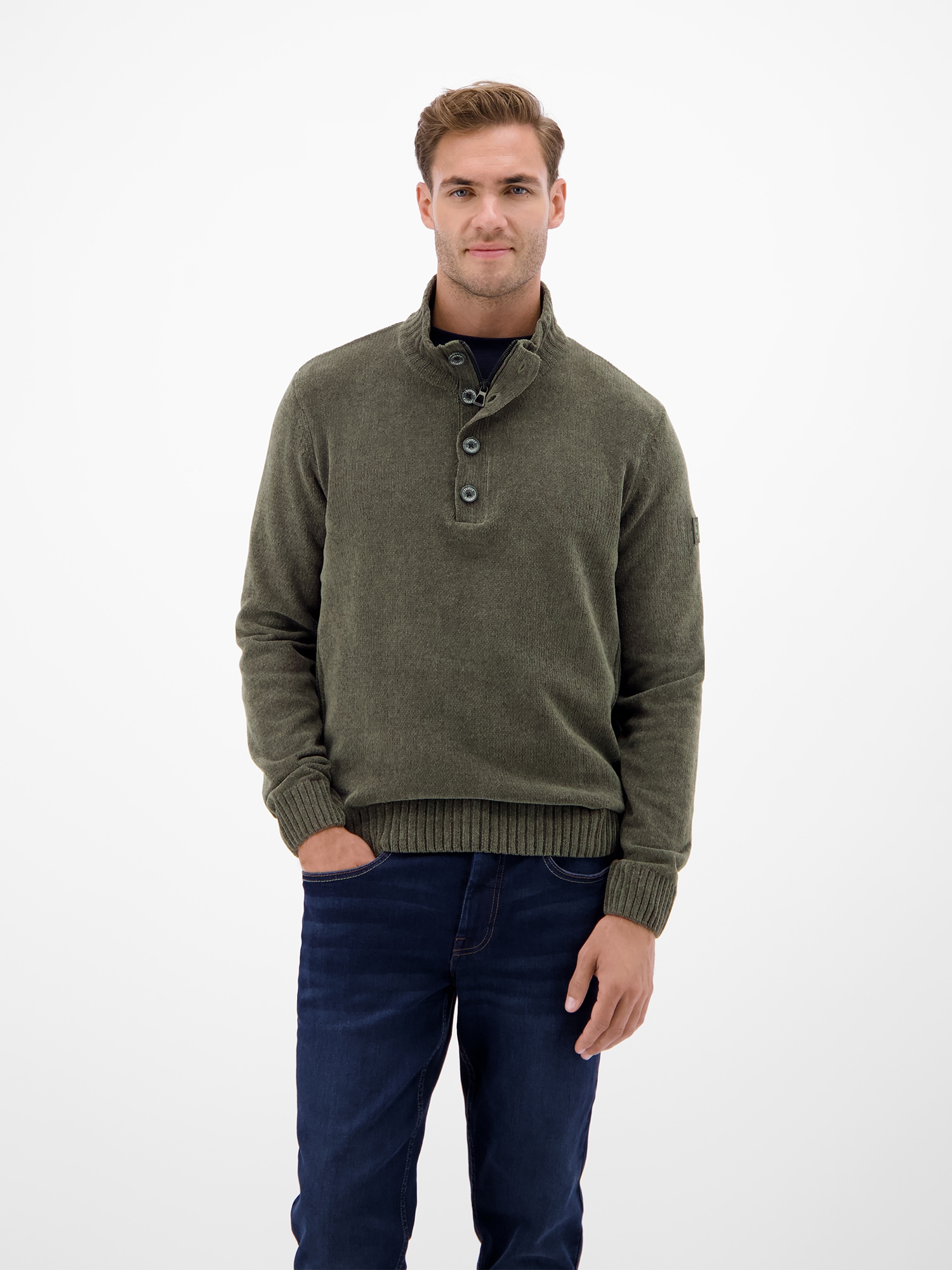 LERROS Strickpullover »Herren Stricktroyer, weich wie Samt«