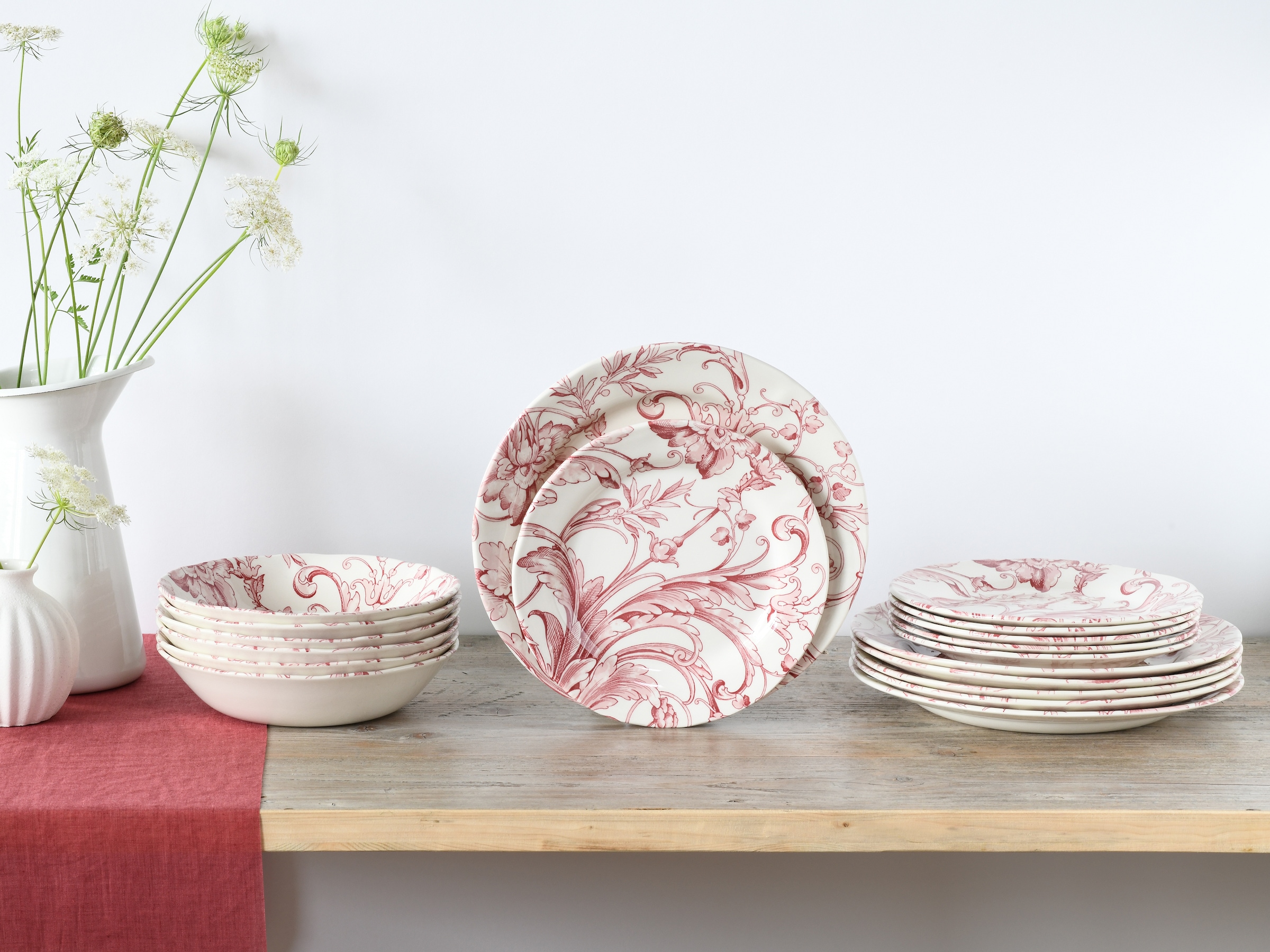 CreaTable Teller-Set »Venecia, Teller Set 18-tlg« Traditionell, Nostalgie