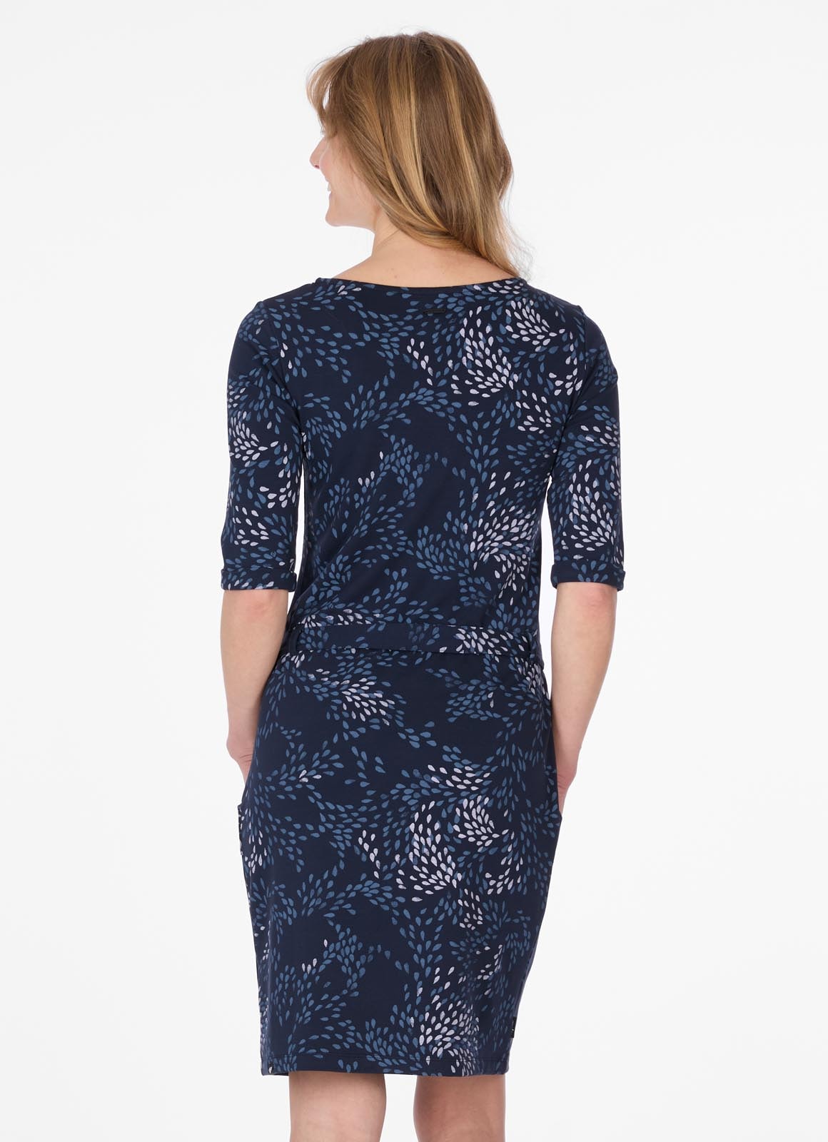 Ragwear 1100000002199 »KENISHA PRINT B« unbrushed, im Basic-Fit mit 3/4-Arm, Bindeband und allover Print