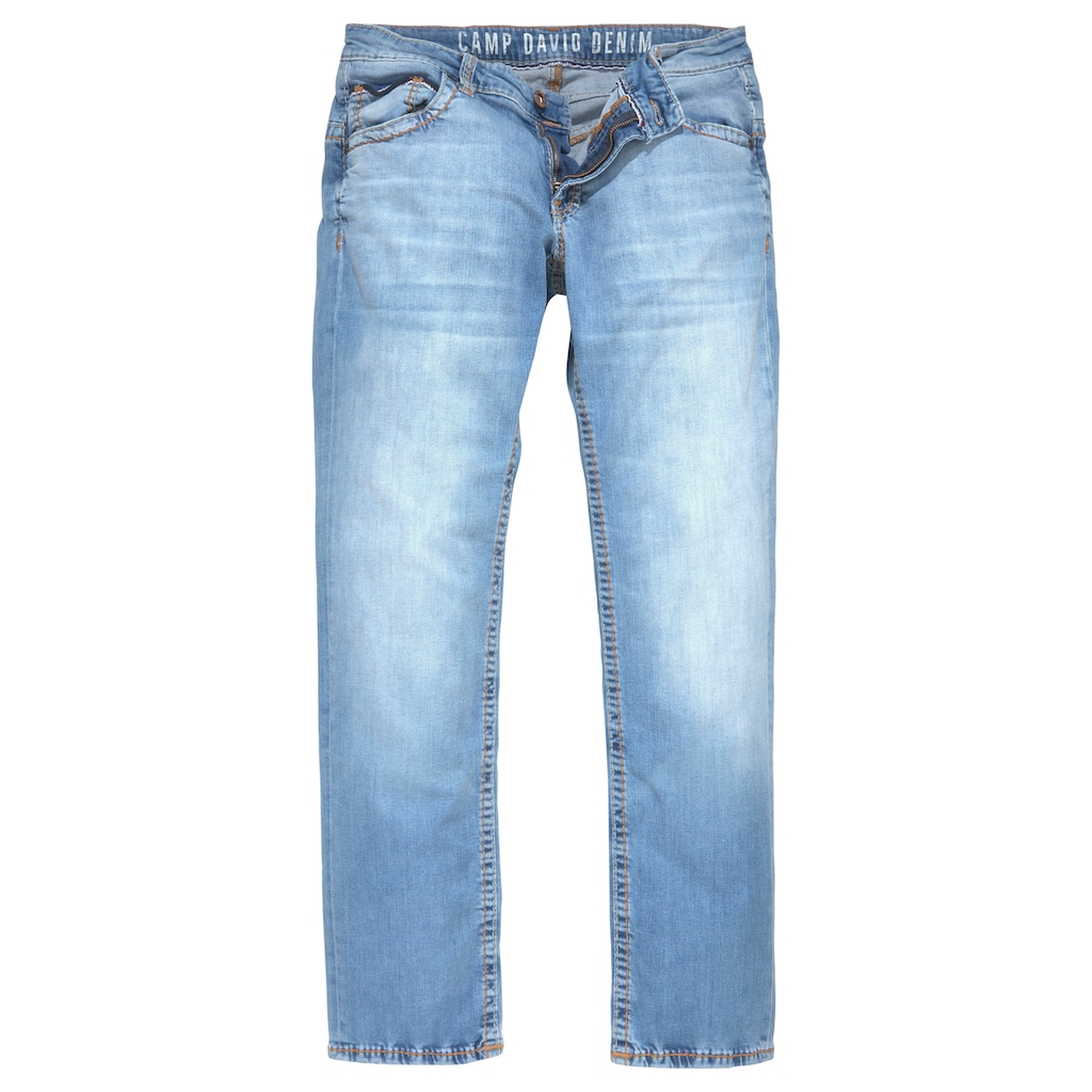 CAMP DAVID Loose-fit-Jeans, mit markanten Nähten und Stretch