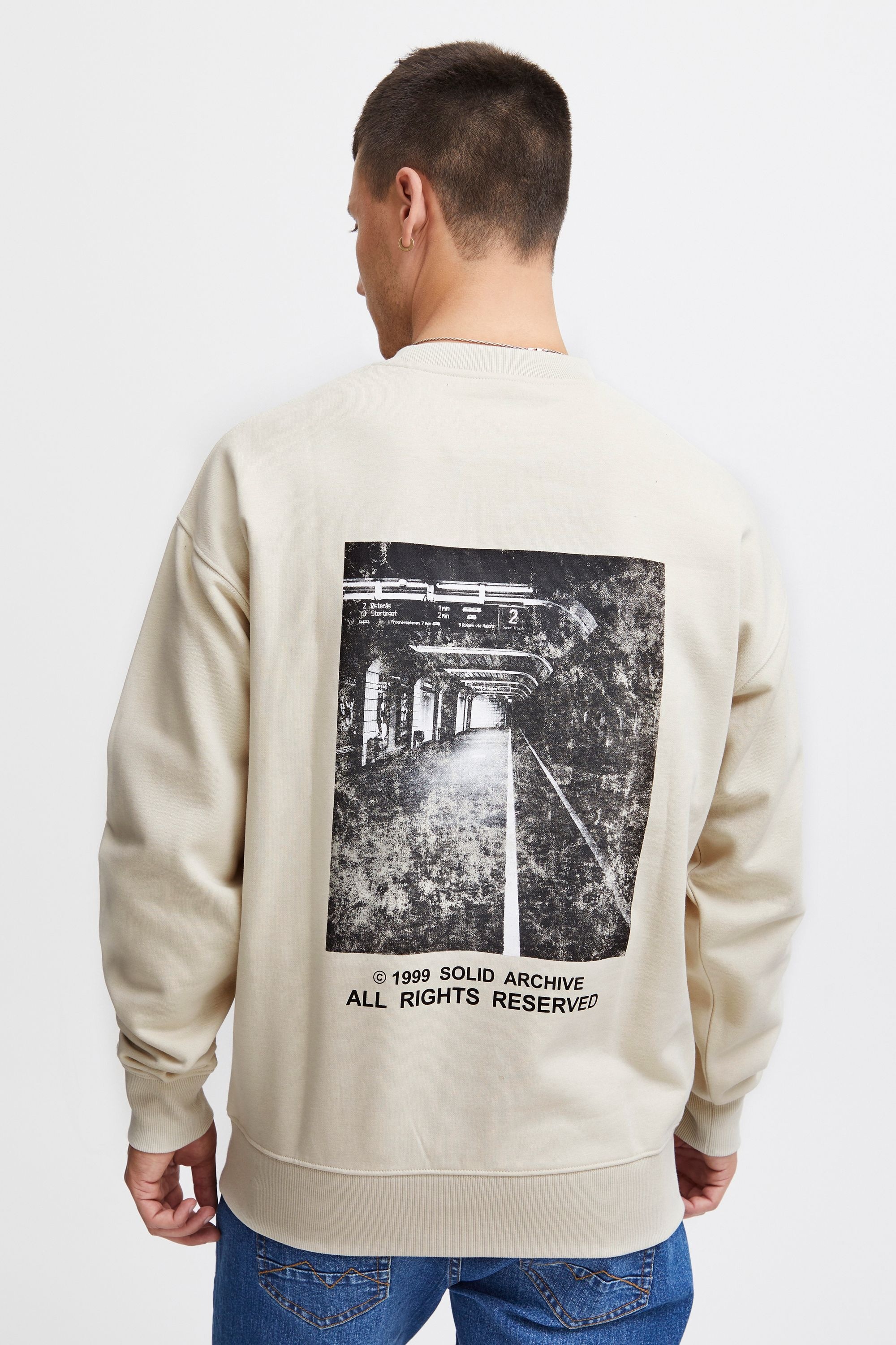 !Solid Longpullover »Sweatshirt SDHannes«