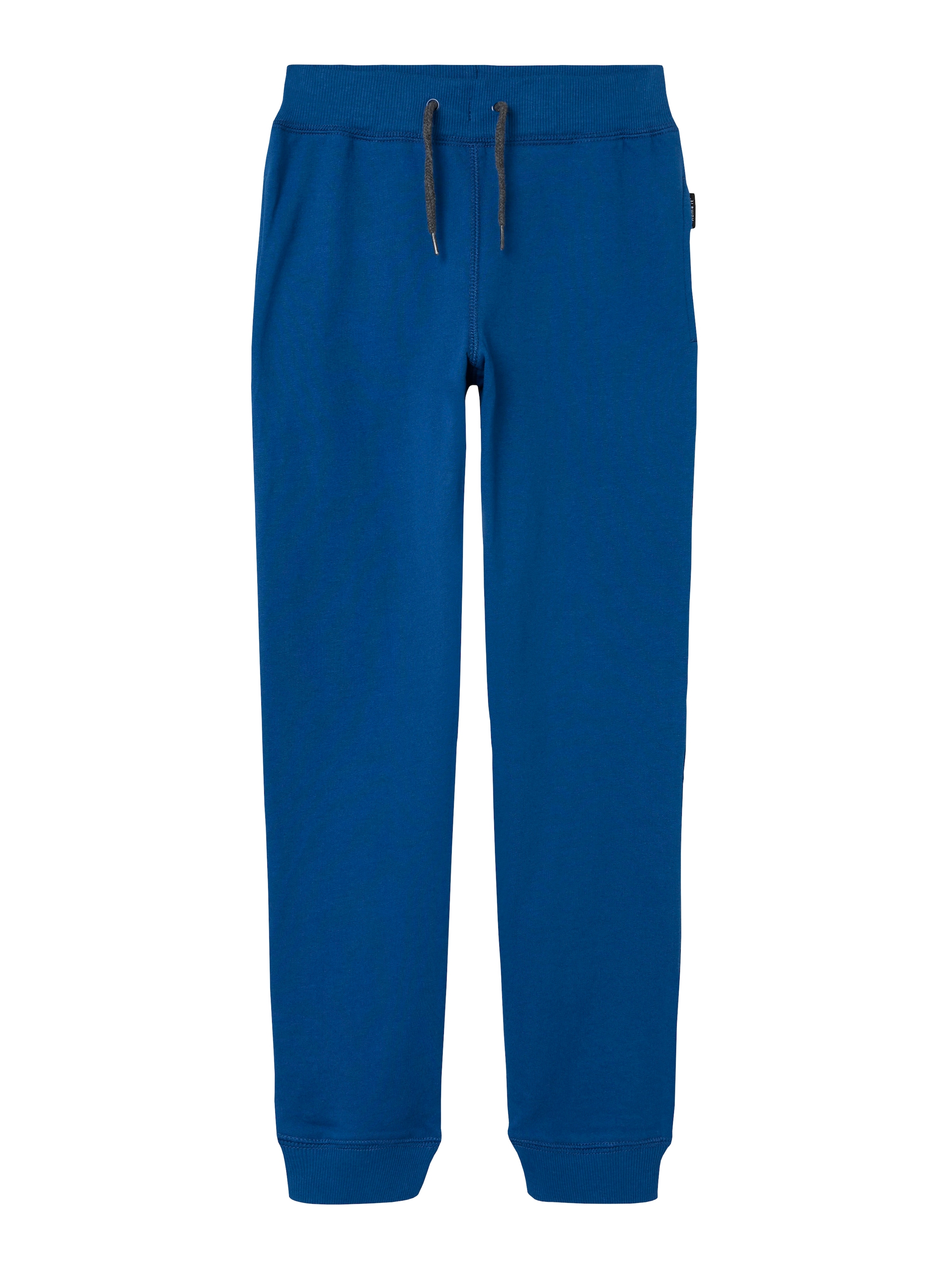 Name It Trainingshose »NKMSWEAT für Jungen mit verstellbarem Bund und Kordelzug«, unifarben, casual, regular fit, Baumwollmix, Rundhals