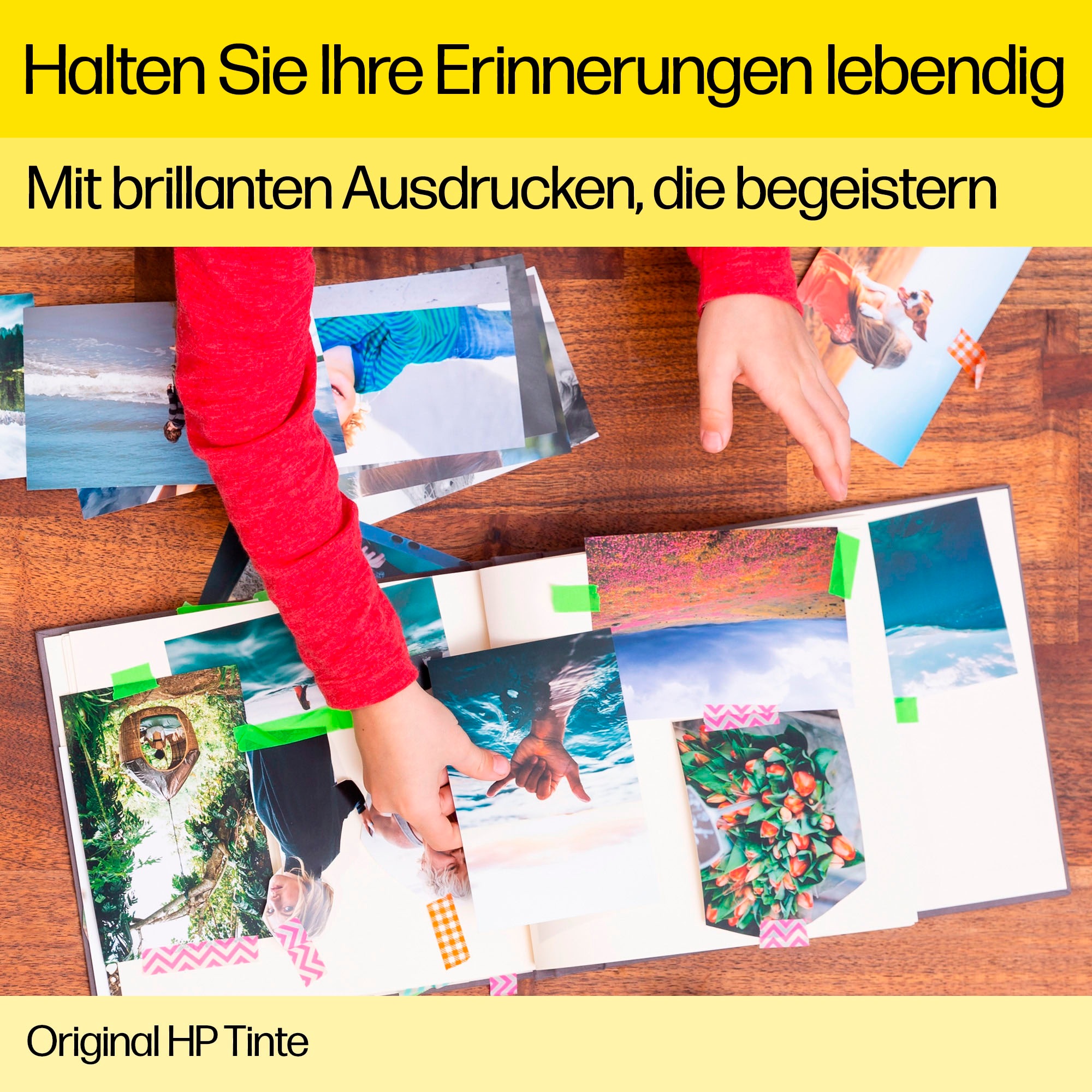 HP Tintenpatrone »912 4er-Pack«, (Packung), original HP Farbpatrone, Instant Ink, yellow/magenta/cyan/schwarz
