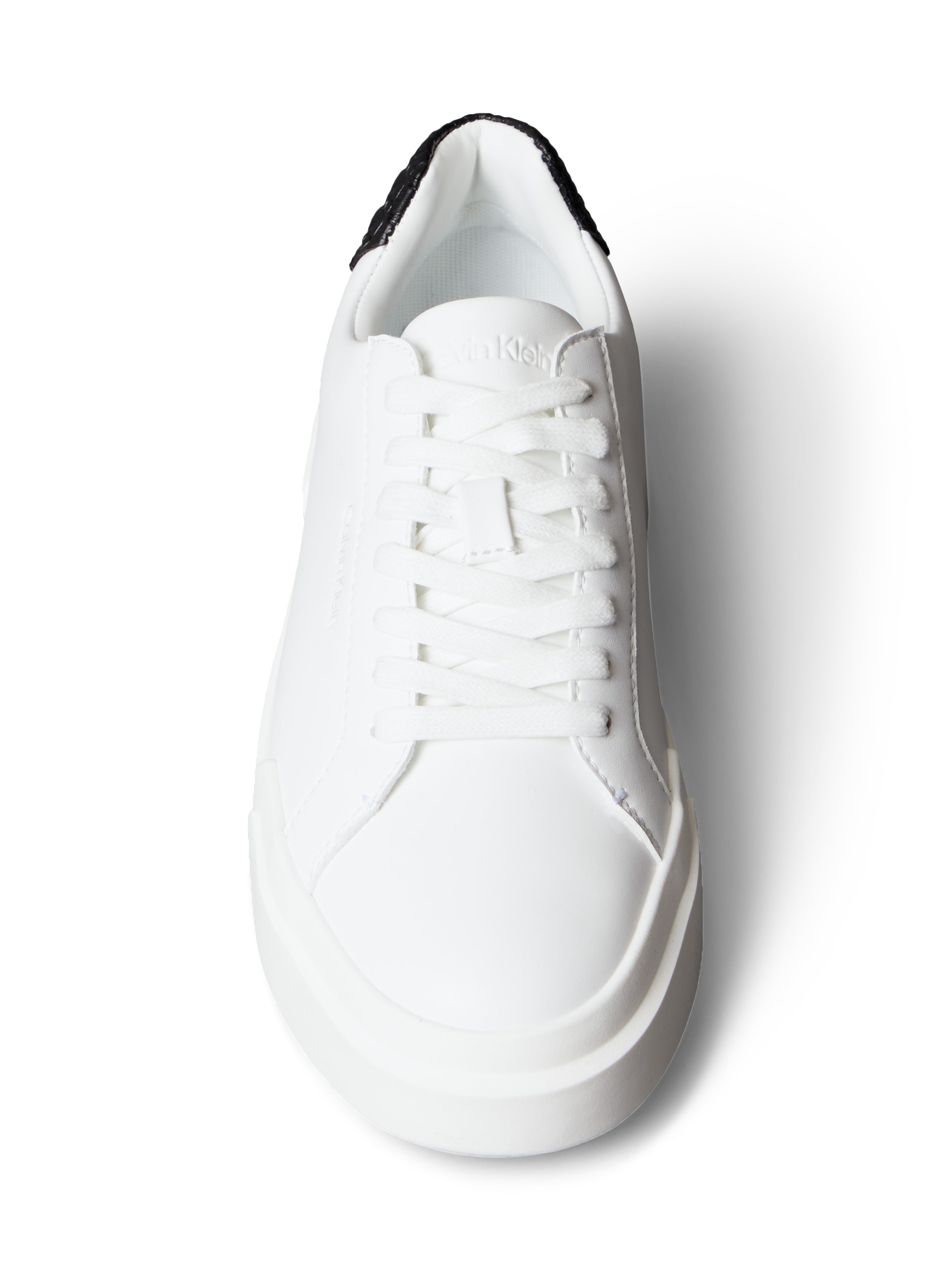 Calvin Klein Jeans Sneaker »CHUNKY CUPS LACE LTH BT AOP WN«  Schnürschuh, Halbschuh, Freizeitsneaker mit Kontrastbesatz
