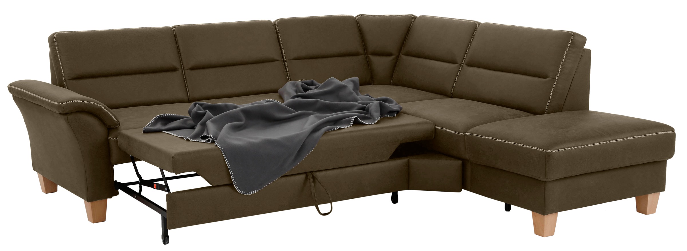 Home affaire Ecksofa »Soleo L-Form«, komfortabel durch Trapezecke mit Relaxfunktion, auch mit Bettfunktion