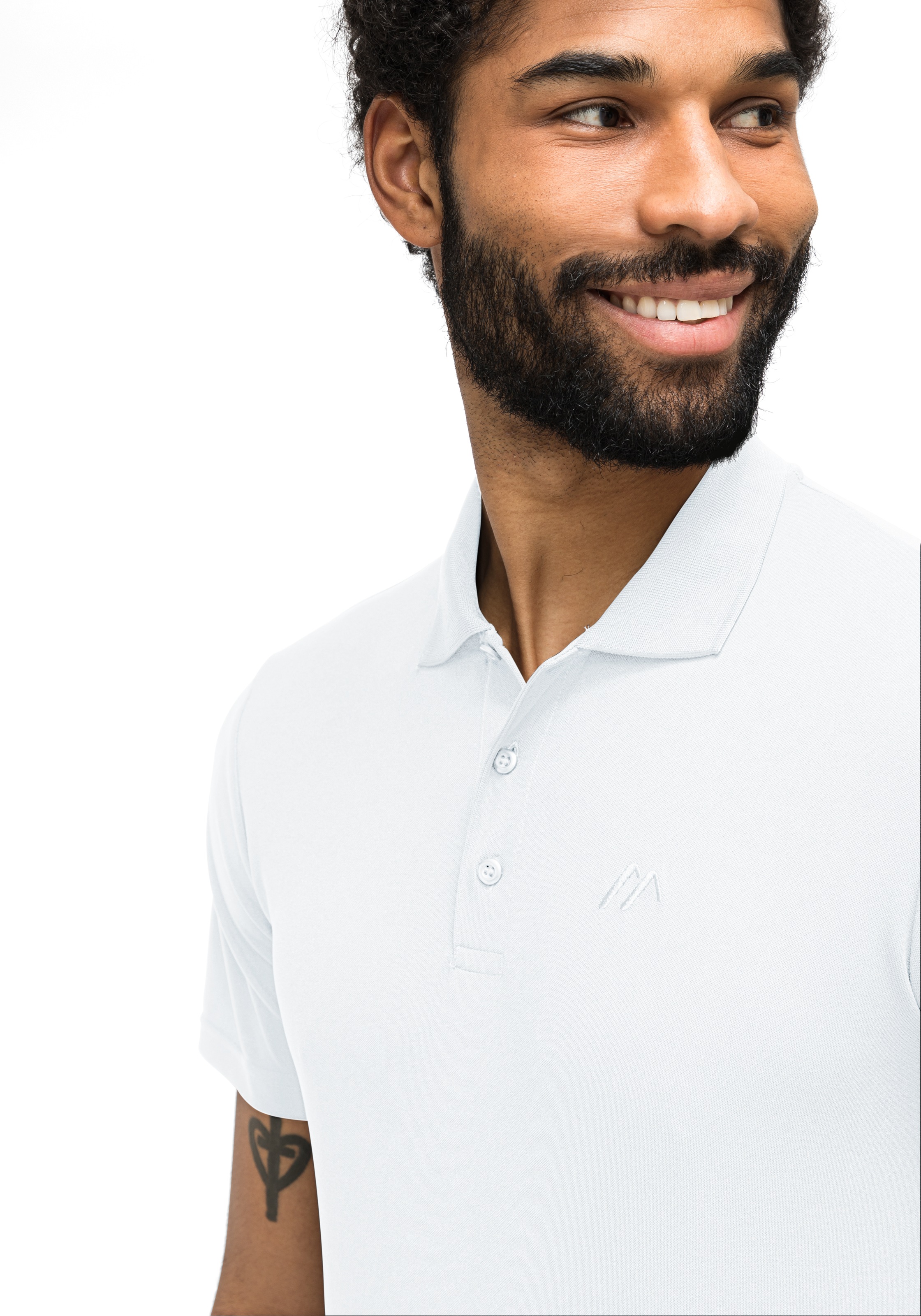 Maier Sports Funktionsshirt »Ulrich«, Herren Poloshirt, kurzarm Freizeit-Shirt mit Hemdkragen, Reg. Fit