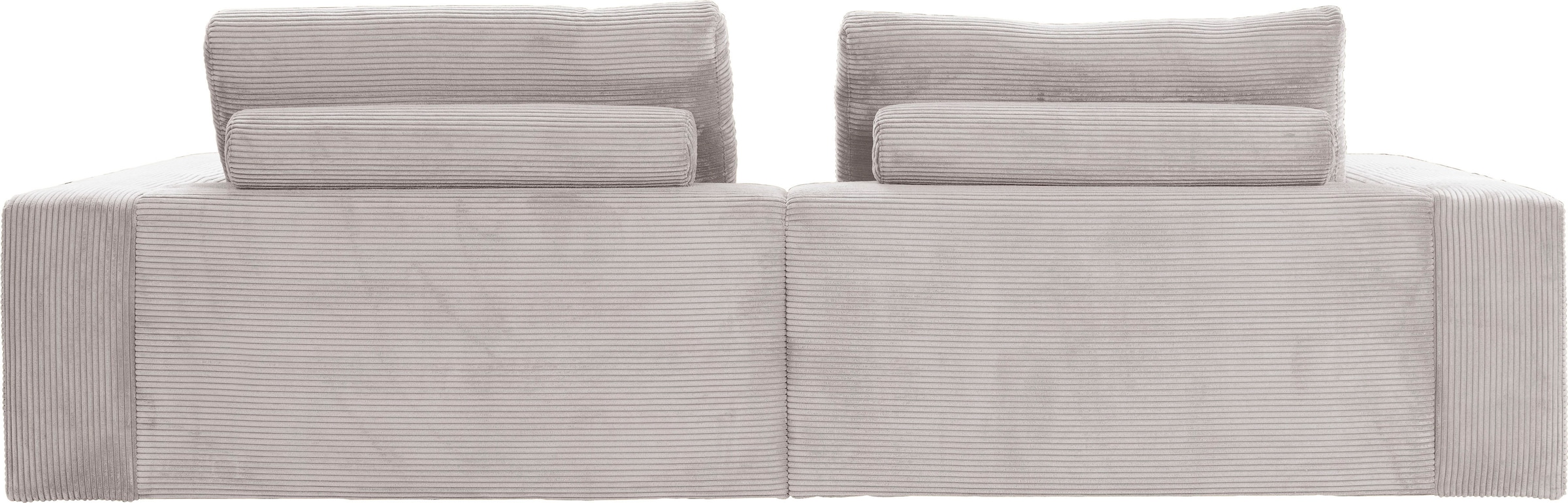 alina Big-Sofa »Sandy«, 266 cm breit und 98 cm tief, in modernem Cordstoff