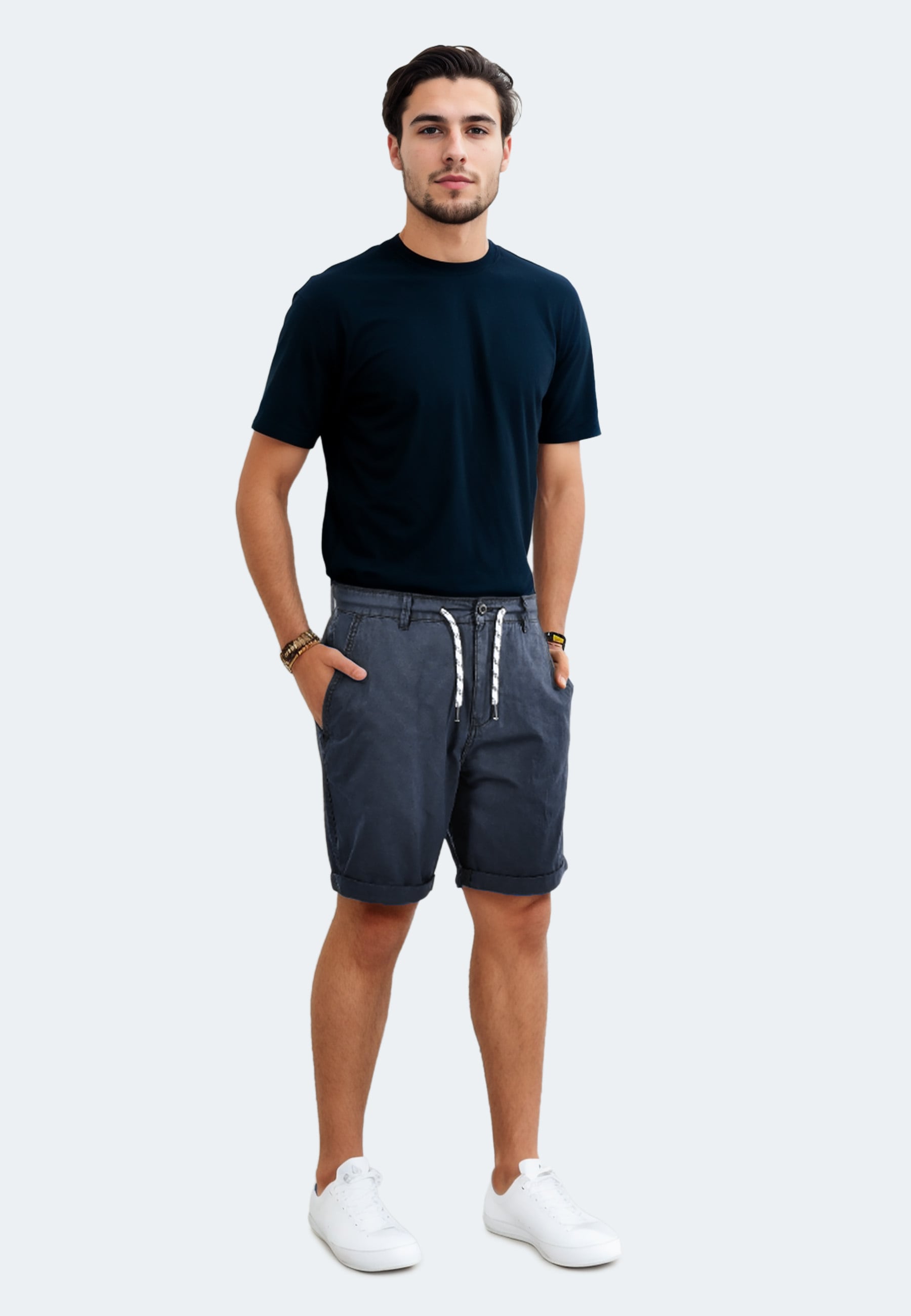 Indicode Shorts »Indicode InCanvar Herren Stoff Shorts B795«