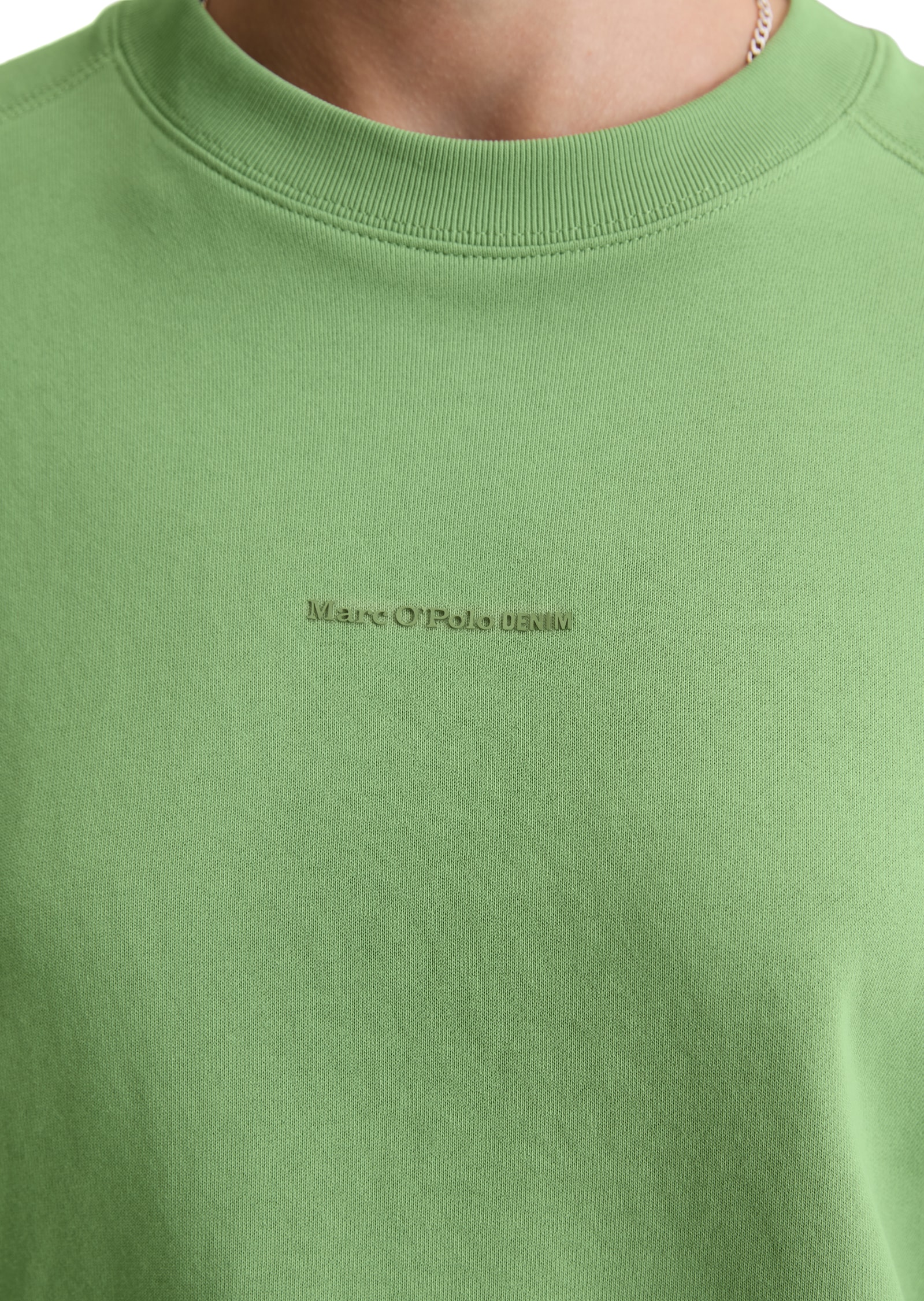 Marc O'Polo DENIM Sweatshirt , relaxed fit, aus Organic Cotton, mit Schlitzen an der Seitennaht
