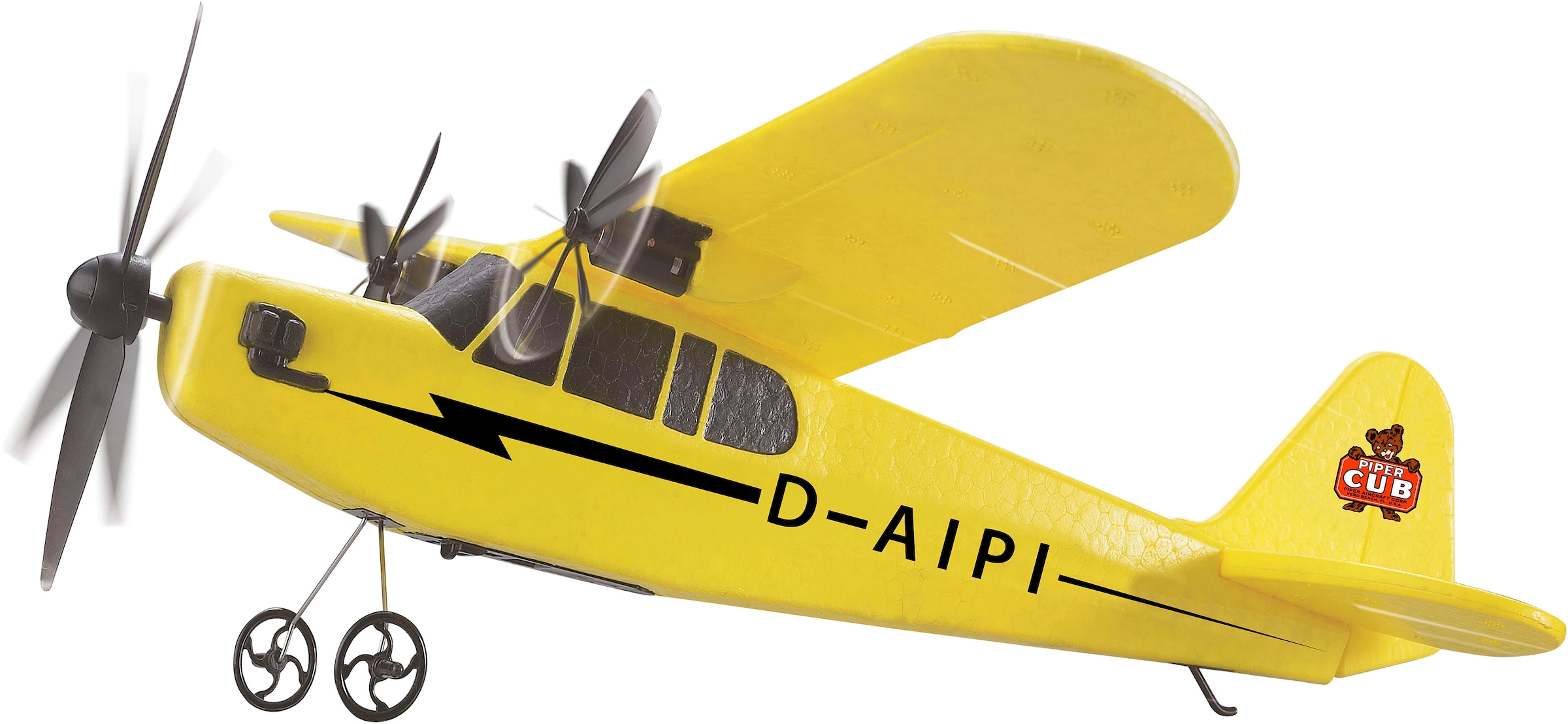 Jamara RC-Flugzeug »Piper J3-CUB Flugzeug, 2,4 GHz, Gyro 2CH«