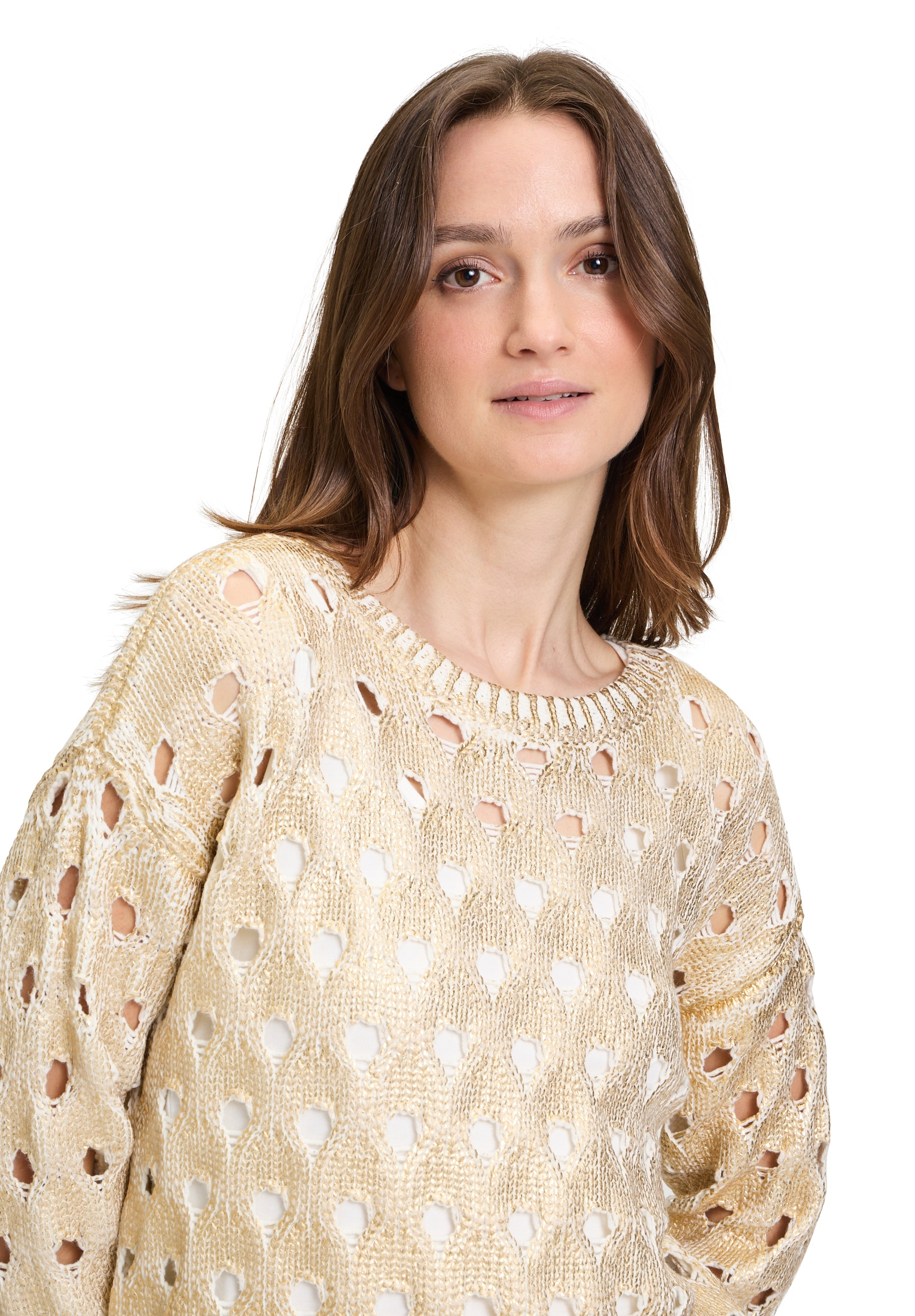Betty&Co Strickpullover »Strickpullover mit Struktur«