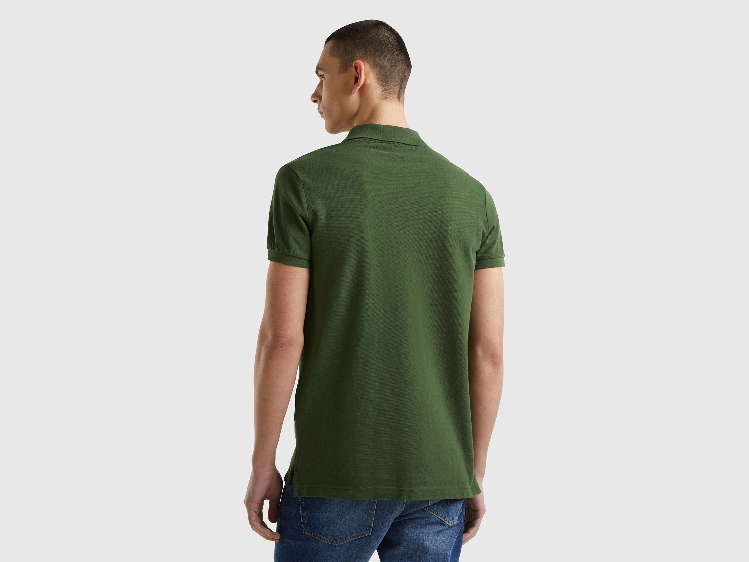 United Colors of Benetton Poloshirt, mit großem Label-Badge
