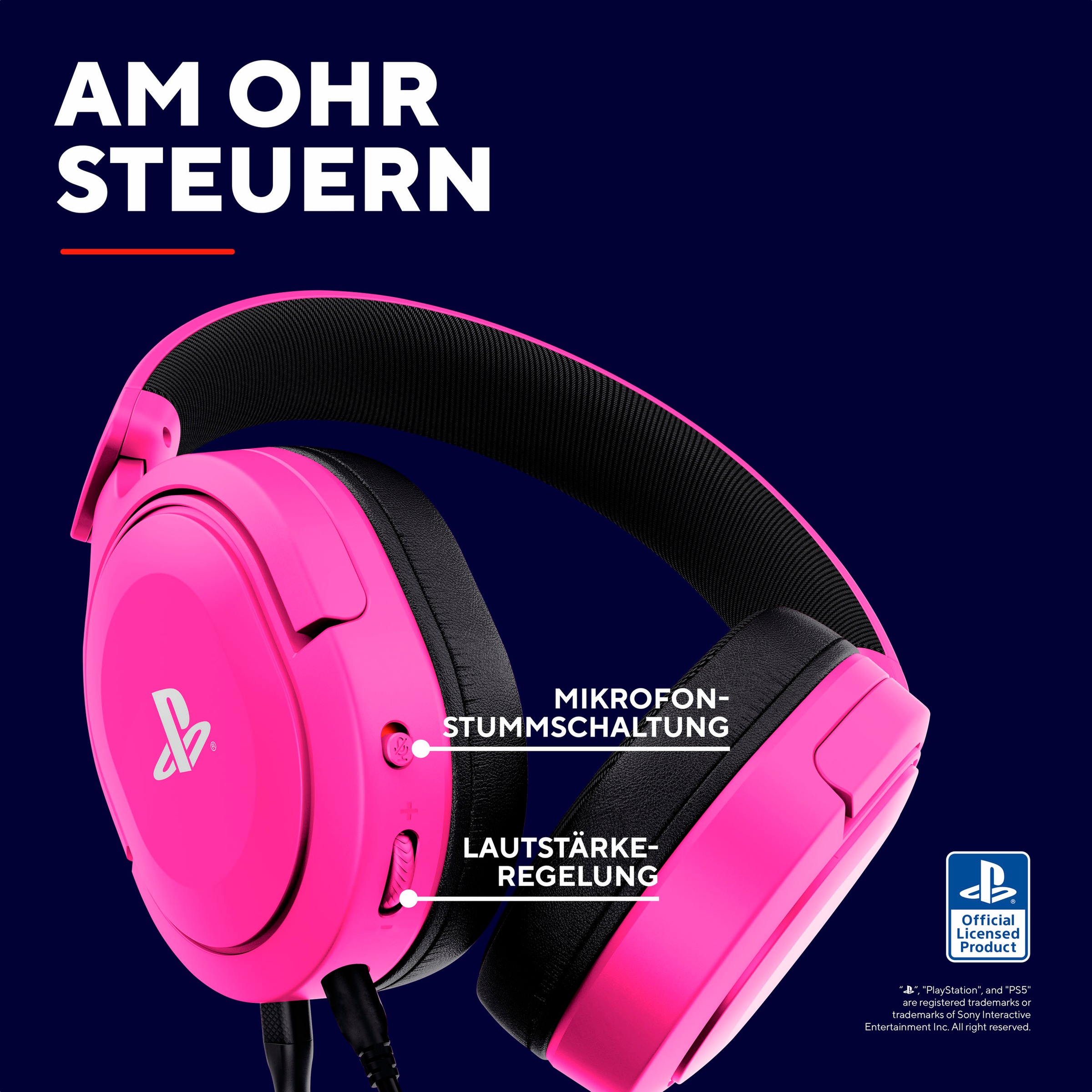 Trust Gaming-Headset »GXT 498P Forta«, Mikrofon abnehmbar