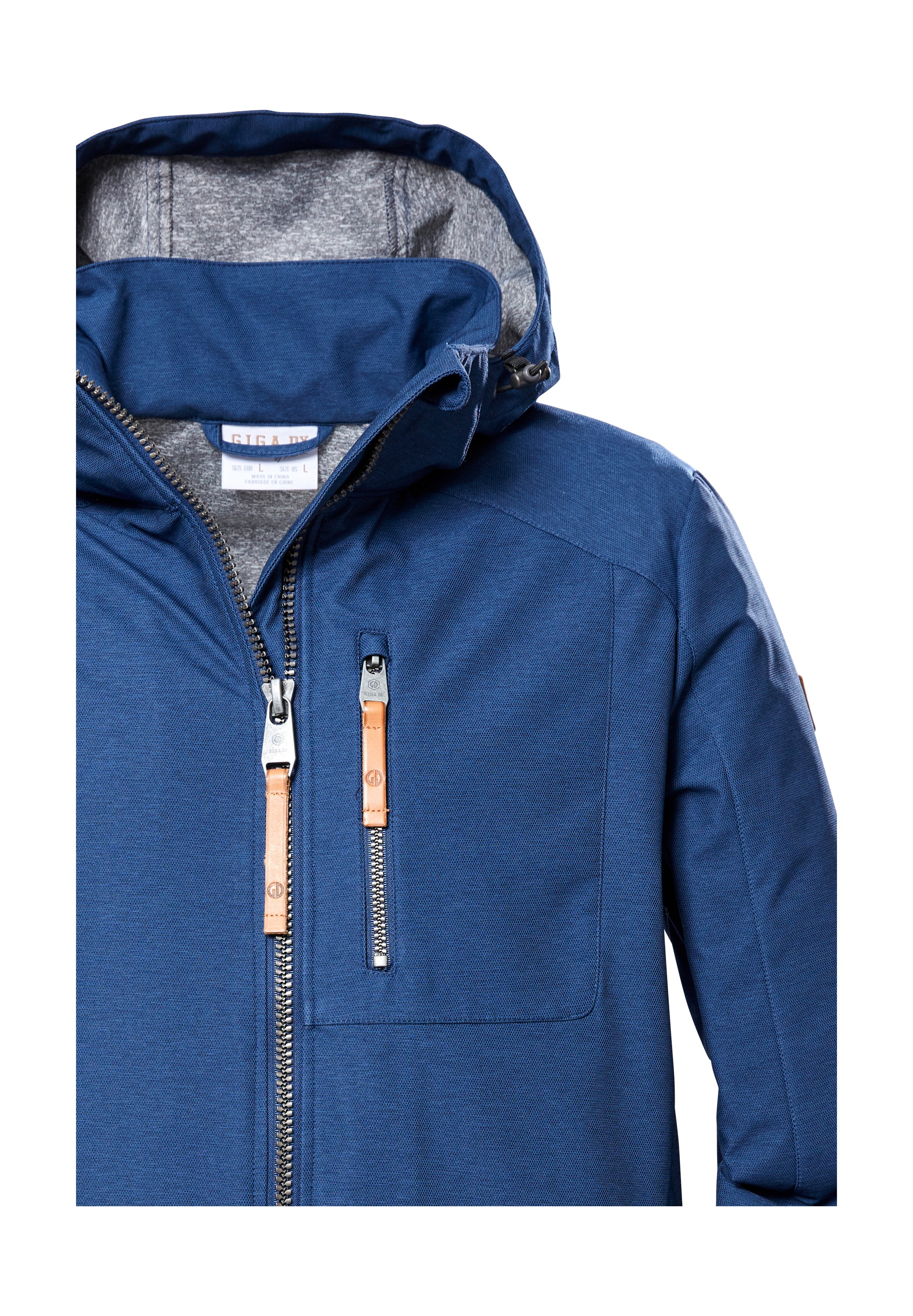 G.I.G.A. DX by killtec Softshelljacke »GS 7 MN SFTSHLL JCKT«, Herren Softshelljacke: wasserabweisend, abnehmbare Kapuze, nachhaltig