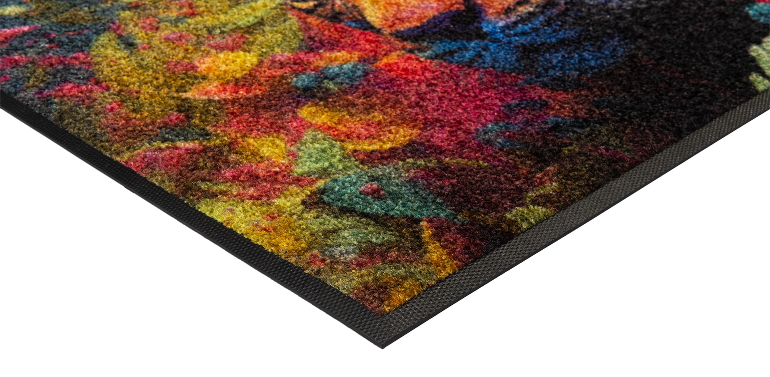 wash+dry by Kleen-Tex Fußmatte »Leopy McLeopard«, rechteckig, 7 mm Höhe