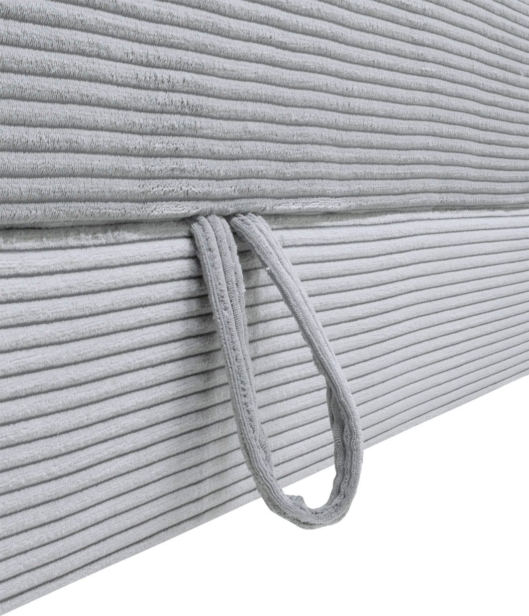 Home affaire Ecksofa »Night & Day L-Form, B: 321 cm, mit Dauer-Schlaffunktion 180x200 cm« Schlaffunktion, Bettkasten, Topper & 3 Zierkissen, Boxspringbett Cord