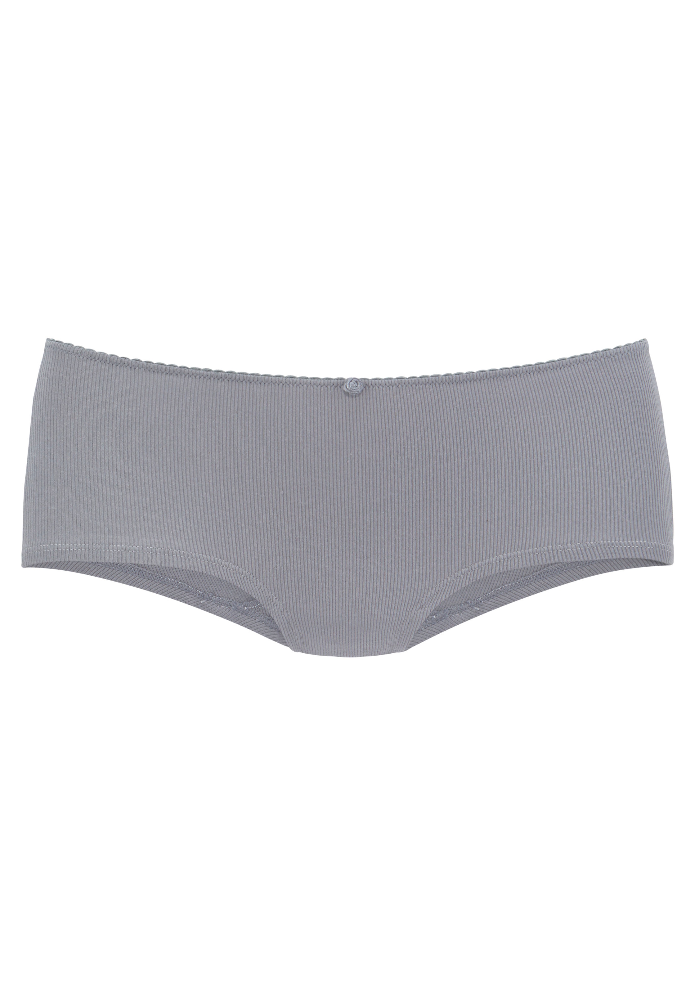 Vivance Panty, (3er-Pack), aus weicher und elastischer Rippware, mit zartem Röschen vorn