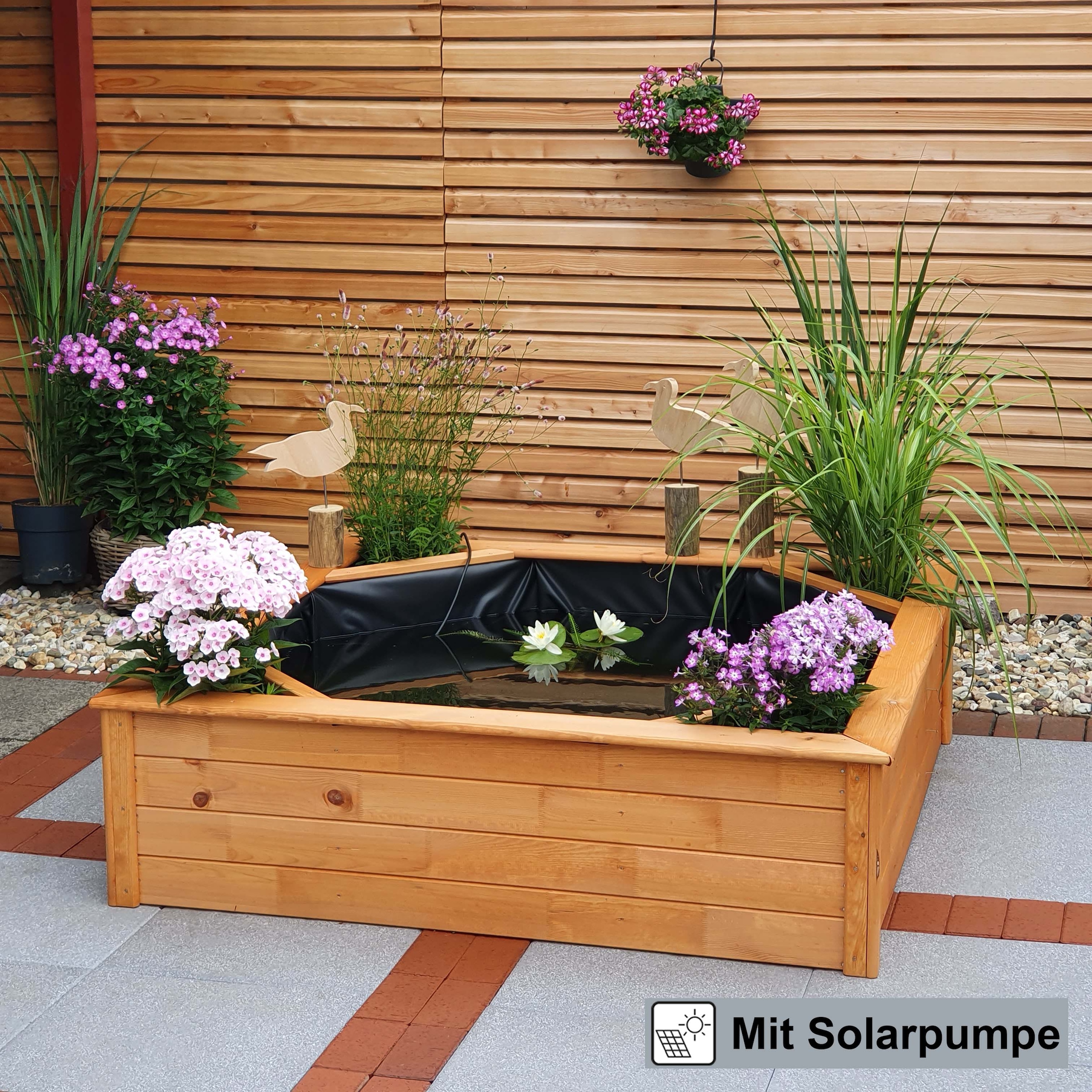 promadino Hochteich, (Set), inkl. Solarpumpe