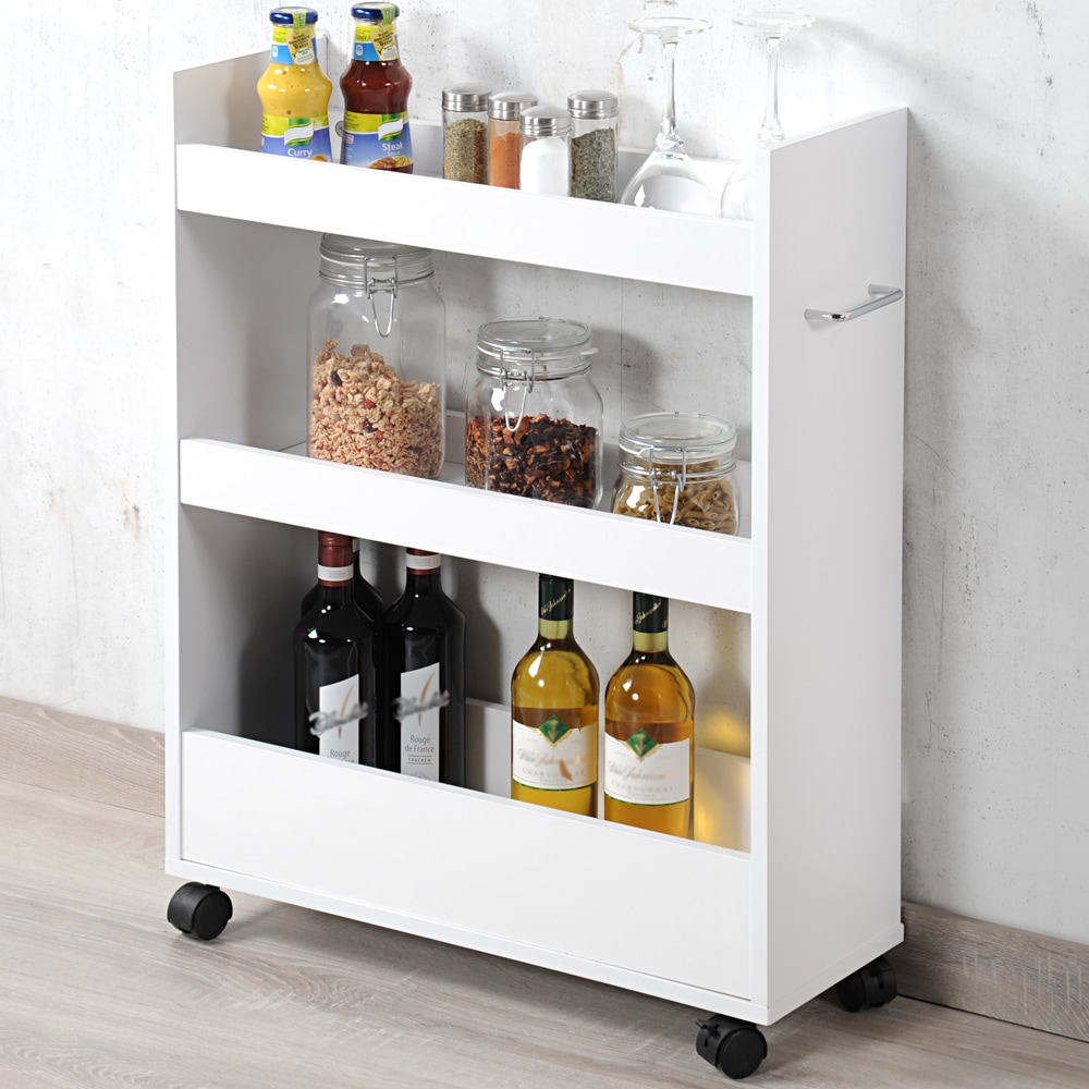 KESPER® Küchenwagen »Nischenregal, weiß, FSC«