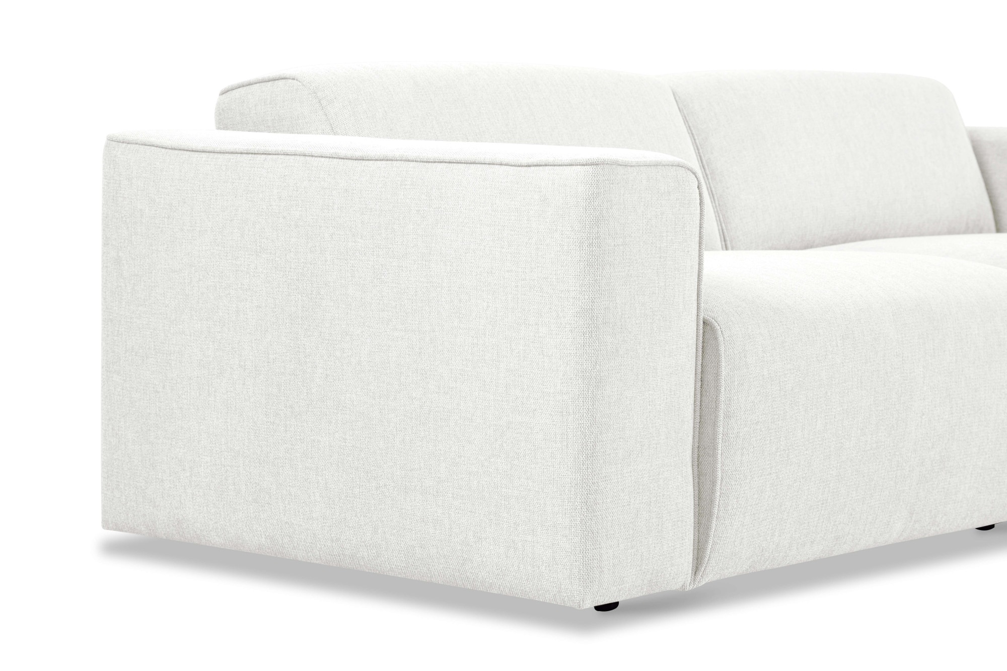 andas 3-Sitzer »Noord mit Kedernaht, Breite 232 cm«, mit Kedernaht, Breite 232 cm, Cord, Struktur, Webstoff