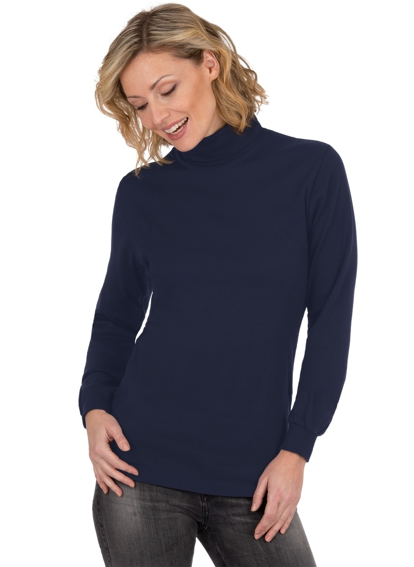 Trigema Rollkragenshirt »TRIGEMA Langarm Ski- und Sport-Rollkragenpullover« 1 Stk. tlg.