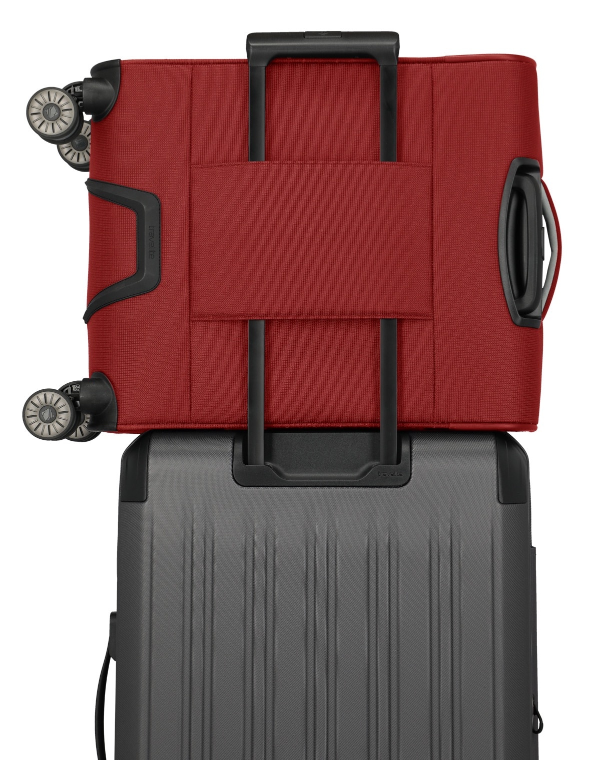travelite Handgepäck-Trolley »JETPACK Multi Light 4 Cabin, konzipiert für Condor & Ryanair« 37 l 4 Rollen Weichgepäck-Koffer Handgepäck für die meisten gängigen Airlines