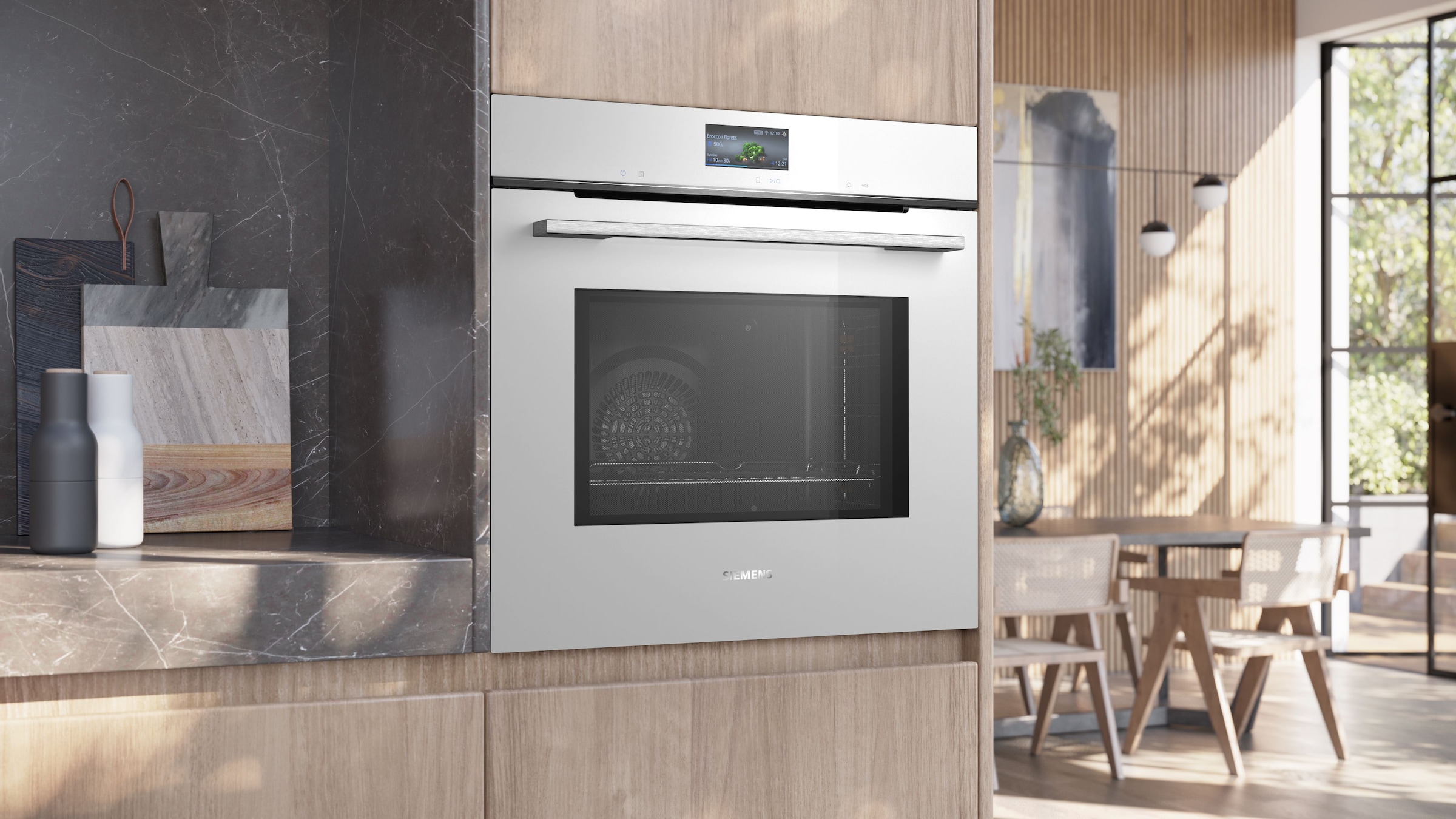 SIEMENS Backofen mit Mikrowelle iQ700 »HM776G3W1«