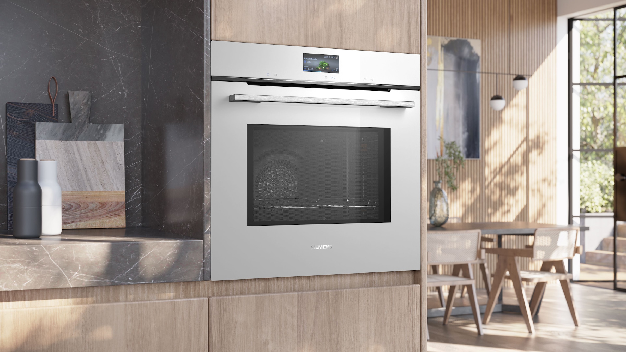 SIEMENS Backofen mit Mikrowelle »HM776G3W1«, iQ700, HM776G3W1