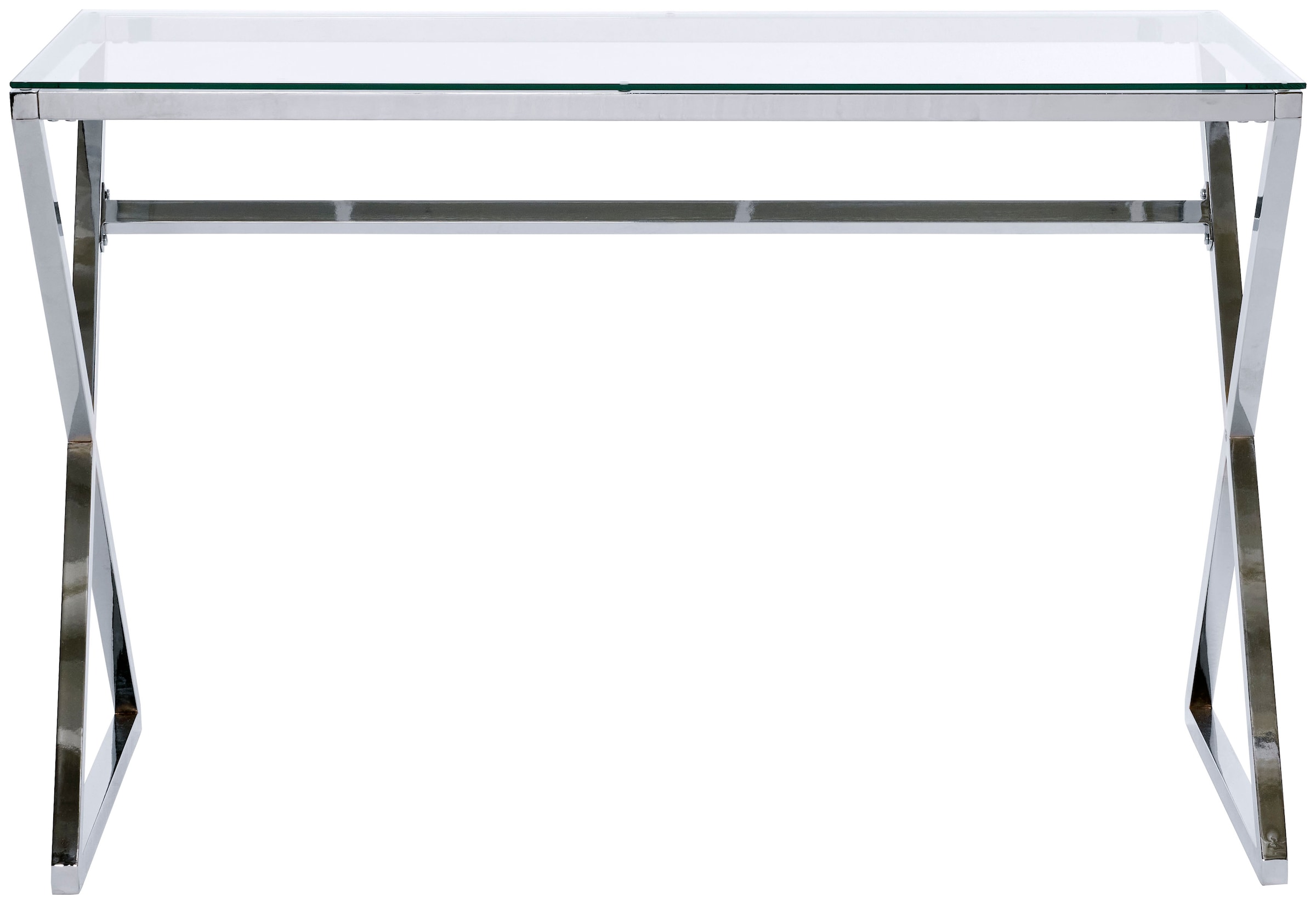 Jahnke Schreibtisch »XTRA«, (1 St.), Schreib-, Schmink-, Konsolentisch, Oberplatte aus ESG-Sicherheitsglas