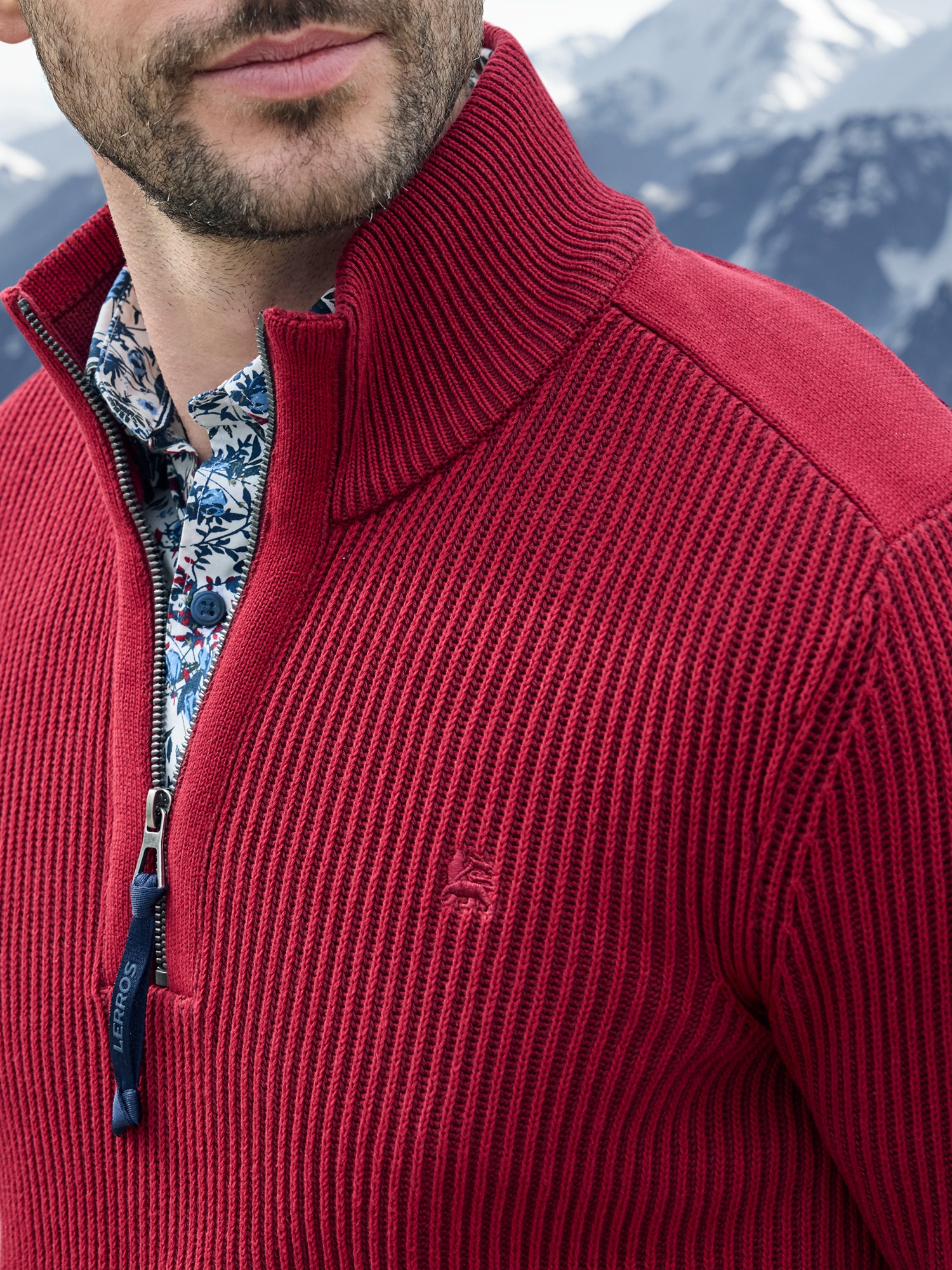 LERROS Strickpullover »Herren Troyer - casual, modisch und bequem«