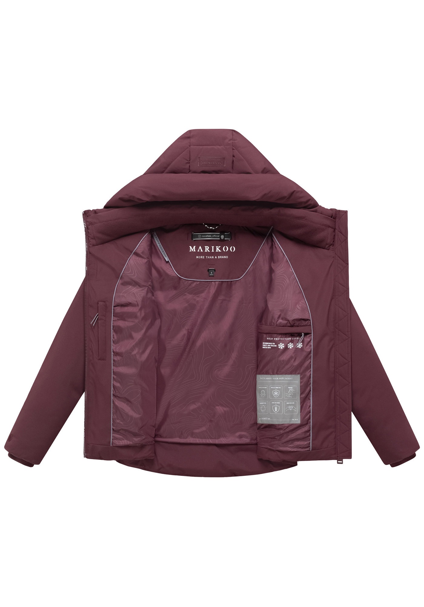 Marikoo Winterjacke »Marikoo Akiliaa Damen Steppjacke N137«
