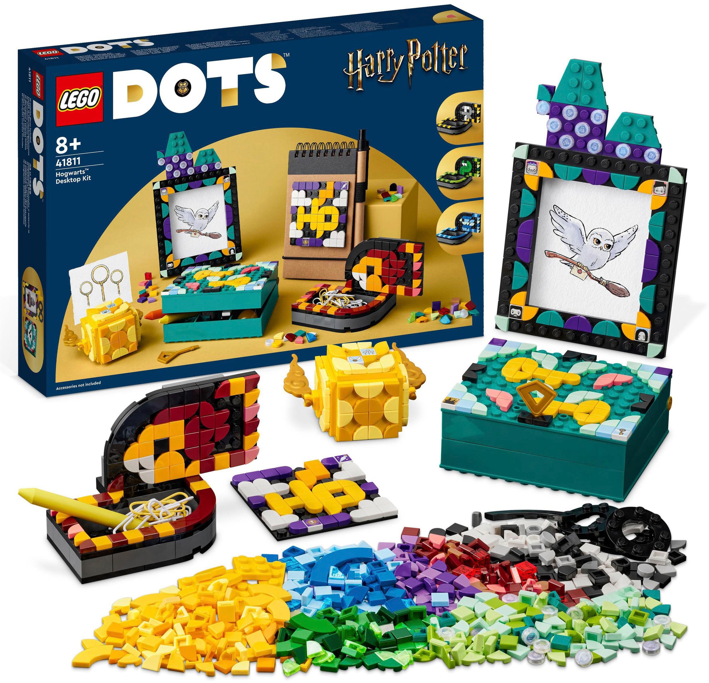 LEGO® Konstruktionsspielsteine »Hogwarts Schreibtisch-Set (41811), LEGO® DOTS«, (856 St.) kaufen