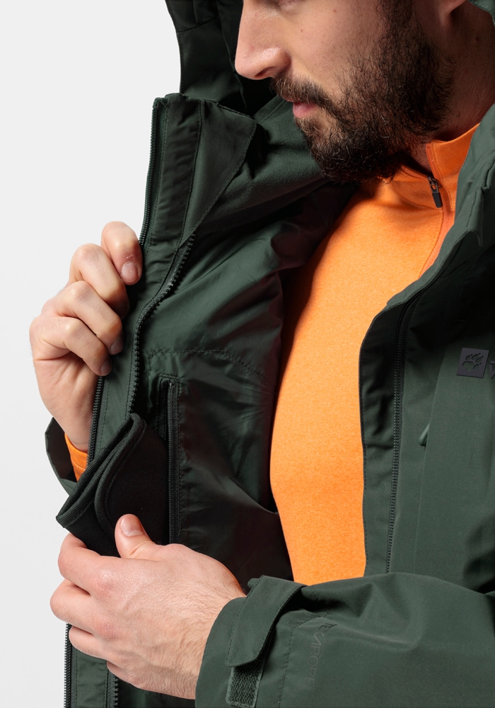 Jack Wolfskin Funktionsjacke »FERNBLICK 2L JKT M«, mit Kapuze
