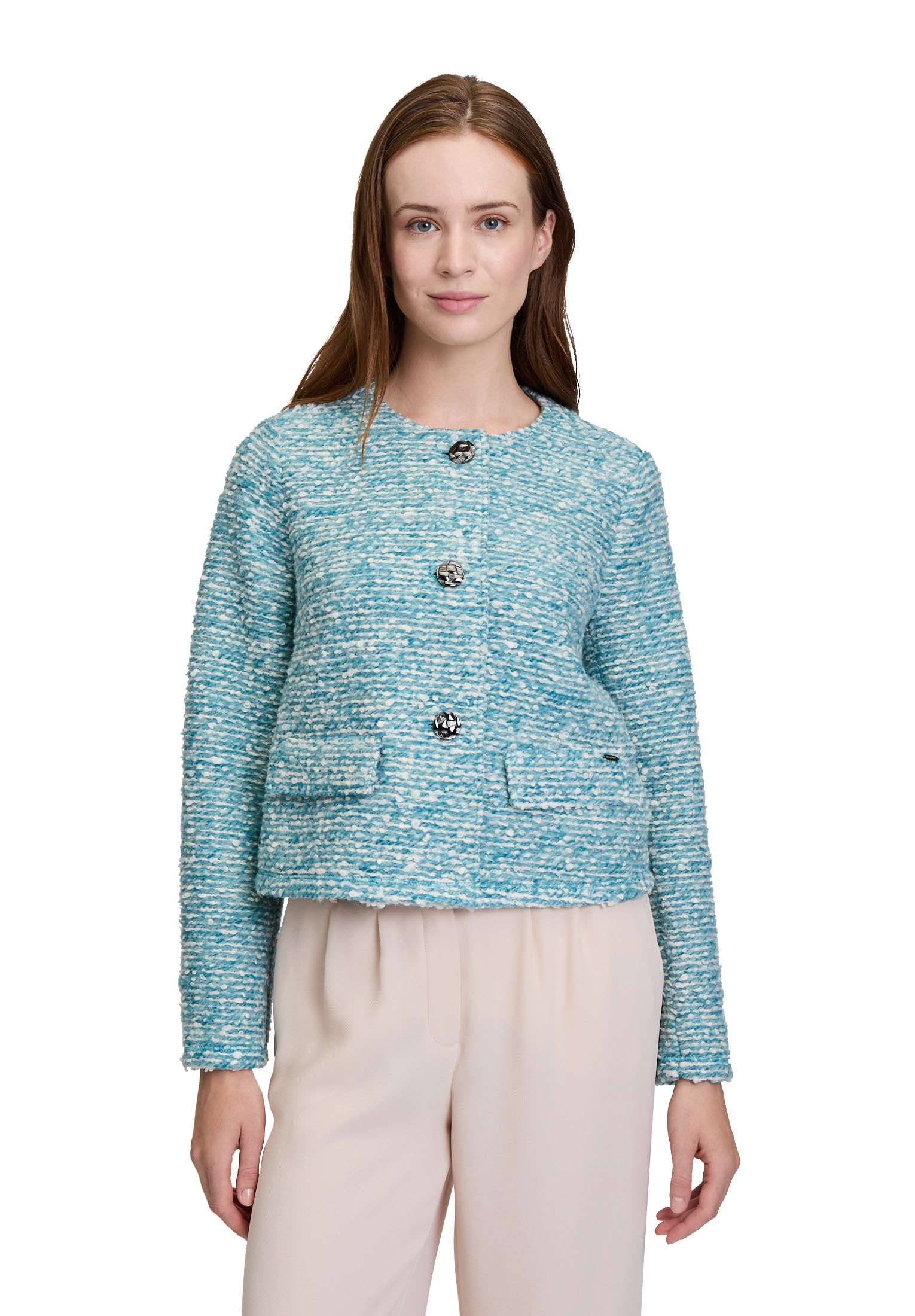 Betty&Co Jackenblazer »Kuscheljacke mit Knöpfen«
