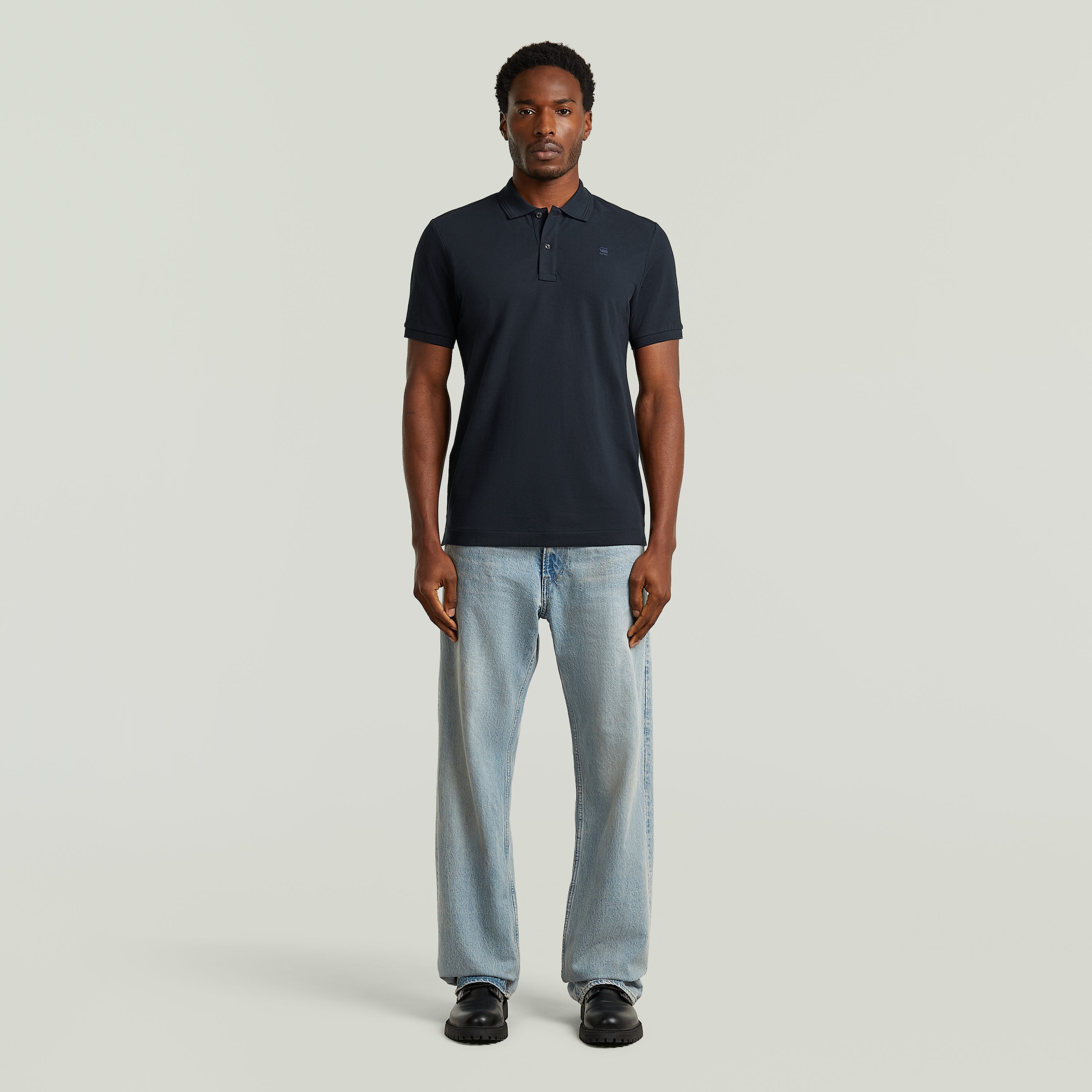 G-STAR Poloshirt »Dunda Slim Fit« Logostickerei auf der Brust