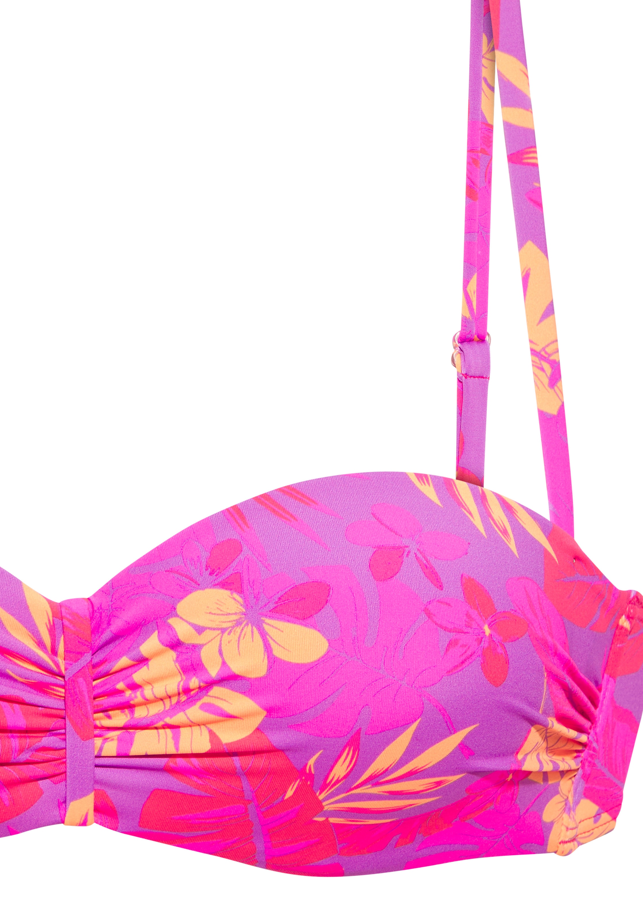 Venice Beach Bügel-Bandeau-Bikini-Top »Kaitlyn« mit floralem Allover-Print