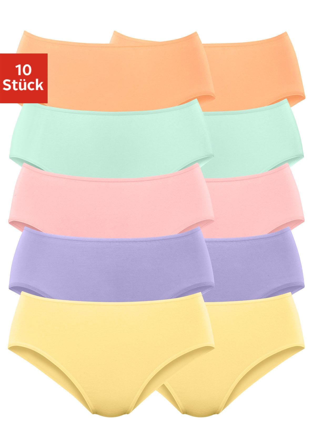 petite fleur Baumwolle Slips, Jazz-Pants St.), bei 10 elastischer OTTOversand aus (Packung