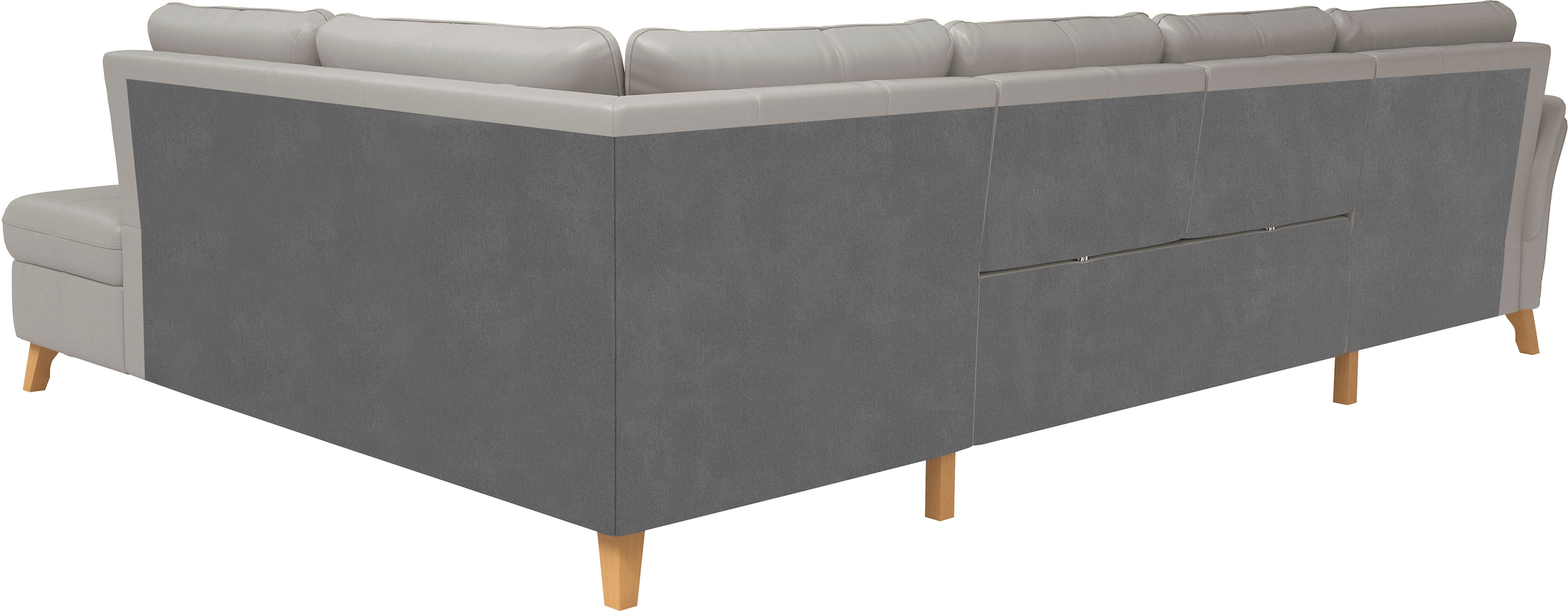 sit&more Wohnlandschaft »Göteborg«, inkl. Sitztiefenverstellung, wahlweise mit Bettfunktion & Bettkasten