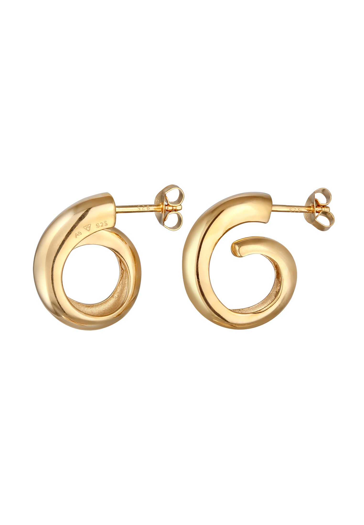 Elli Paar Ohrstecker »Ohrringe Spirale Design 925 Sterling Silber«