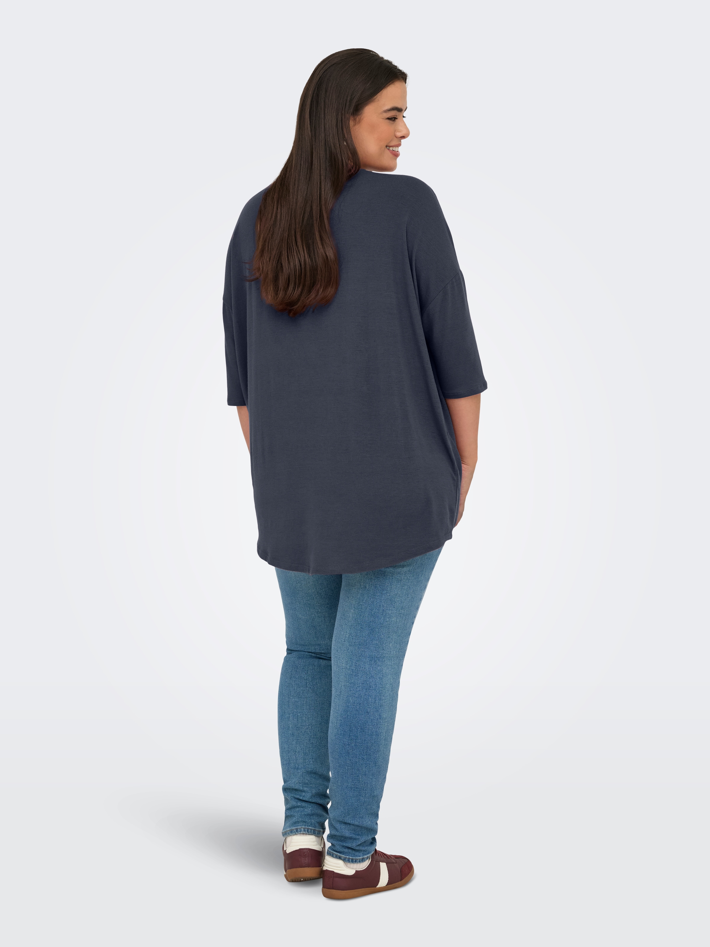 ONLY CARMAKOMA 3/4-Arm-Shirt »CARLAMOUR 3/4 TOP JRS NOOS«